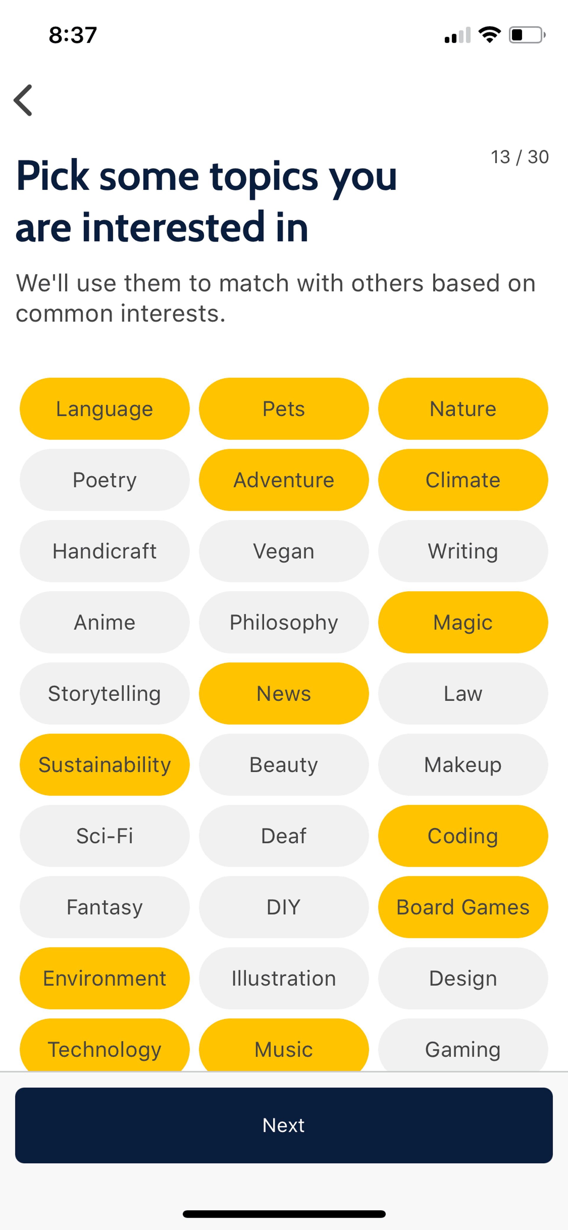 Slowly iOS Lifestyle interface screenshot 17
