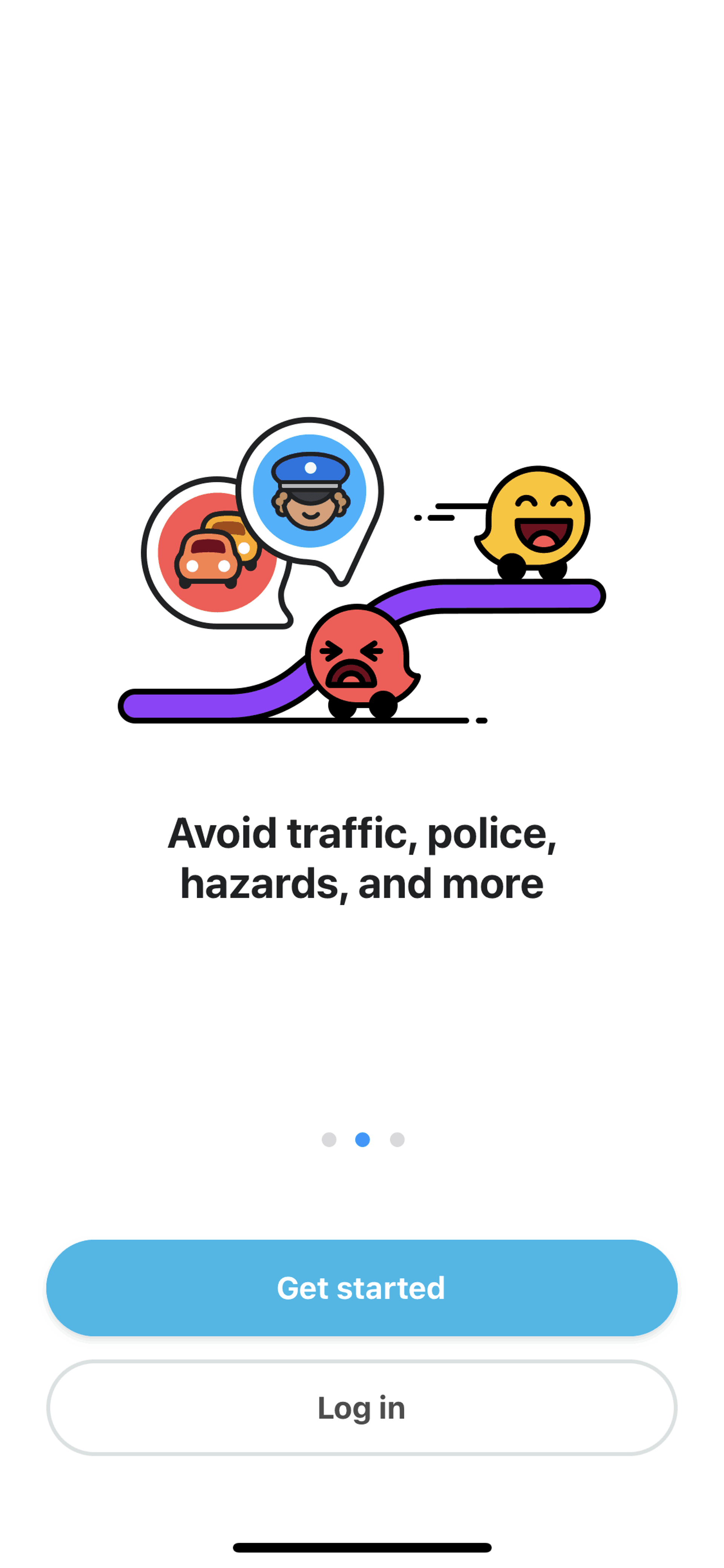 Waze iOS Maps & Navigation interface screenshot 4