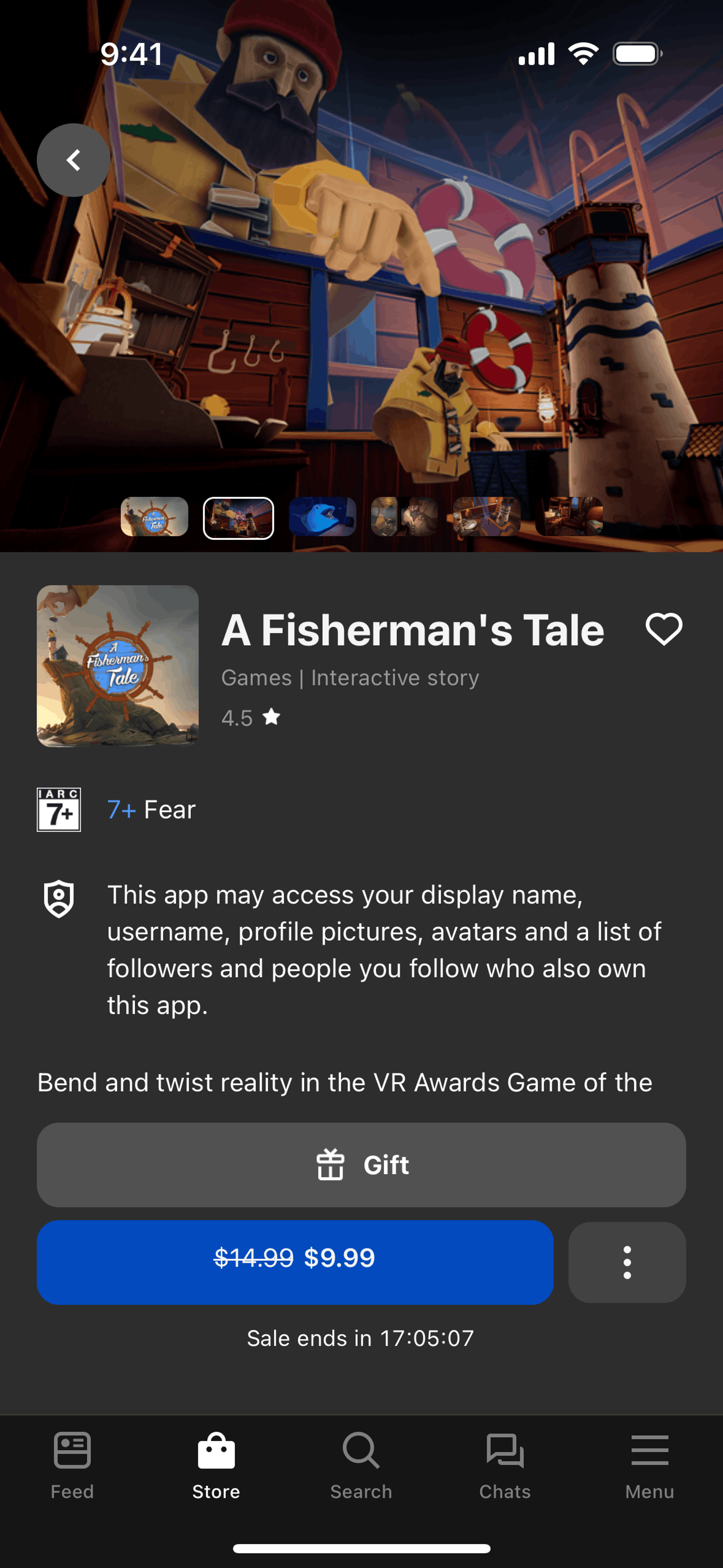 Meta Quest iOS Entertainment interface screenshot 13
