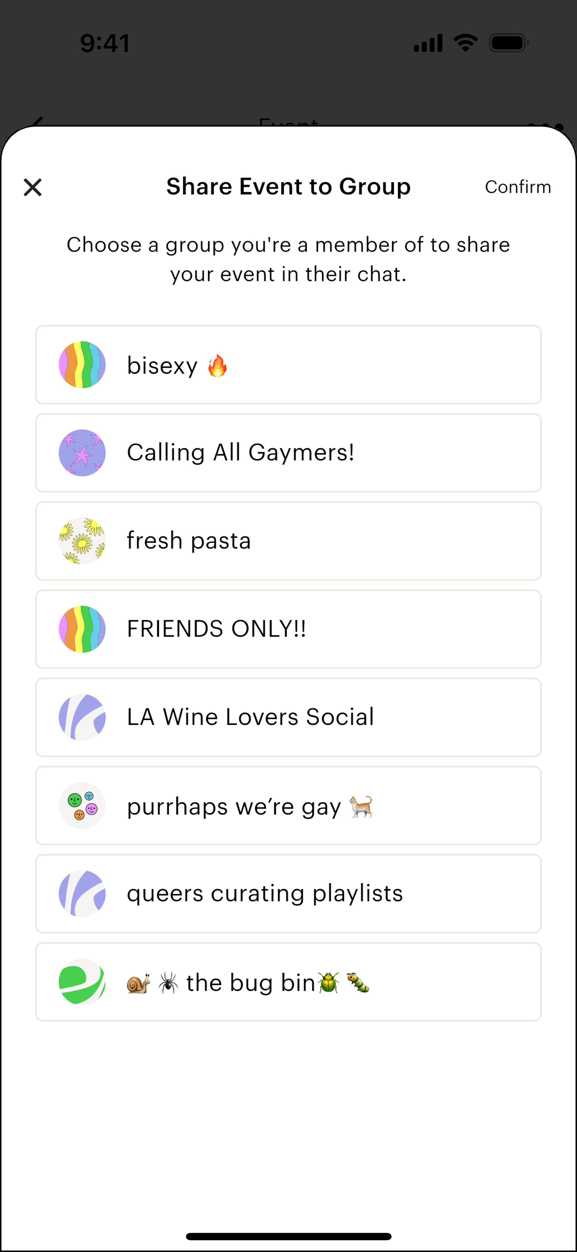 Lex iOS Social Networking interface screenshot 17