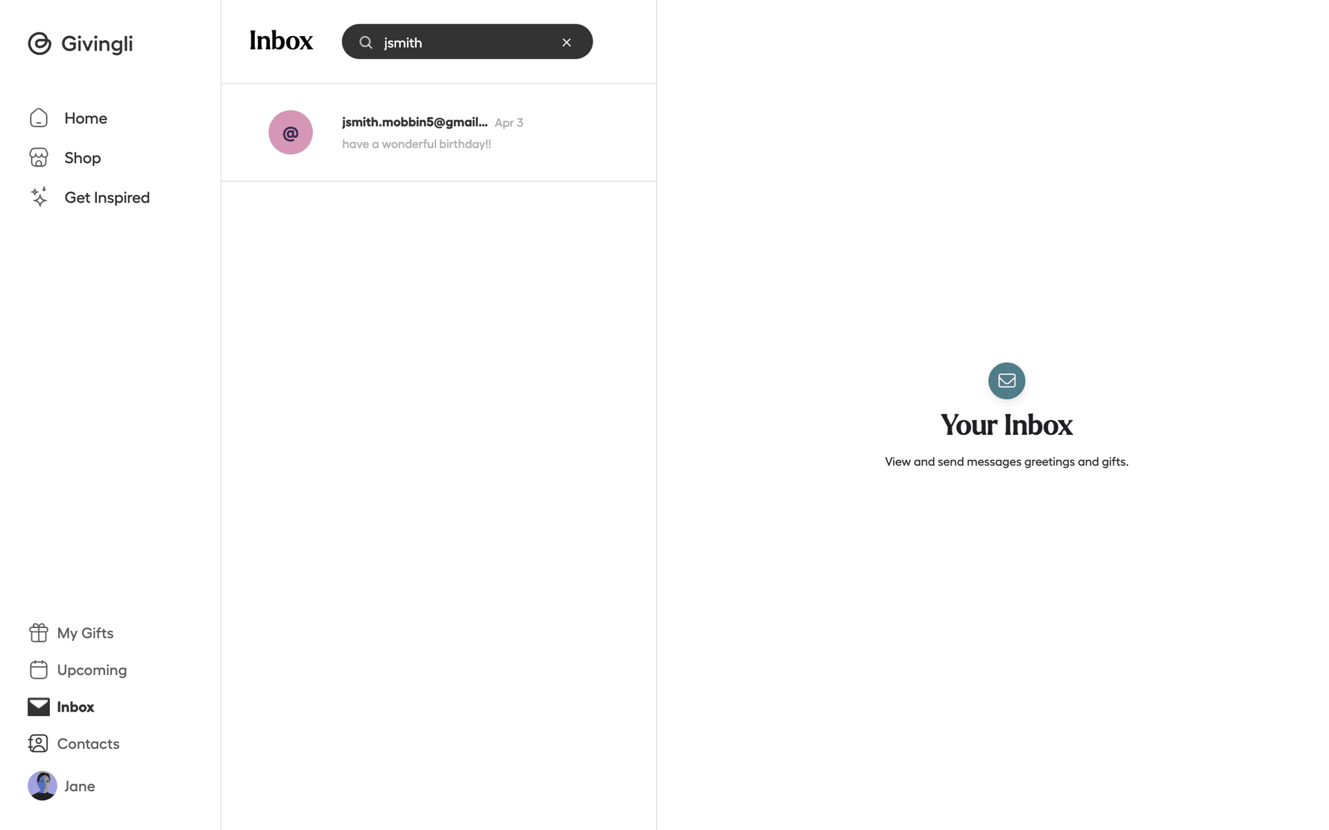 Givingli Web Lifestyle interface screenshot 18