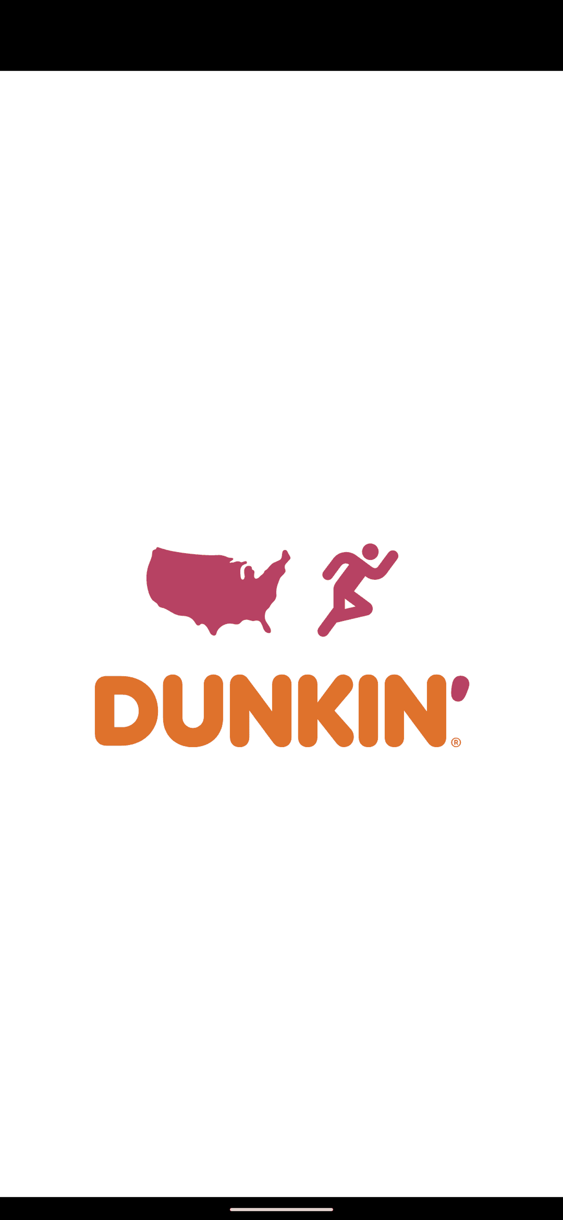 Dunkin' Android Food & Drink interface screenshot 1
