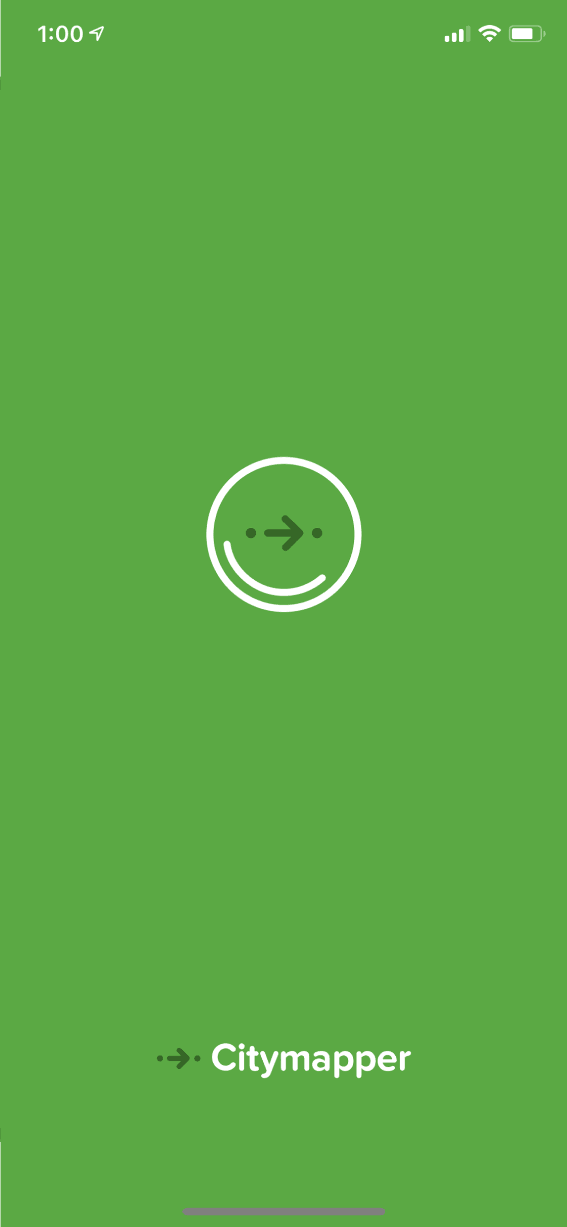 Citymapper iOS Maps & Navigation interface screenshot 1