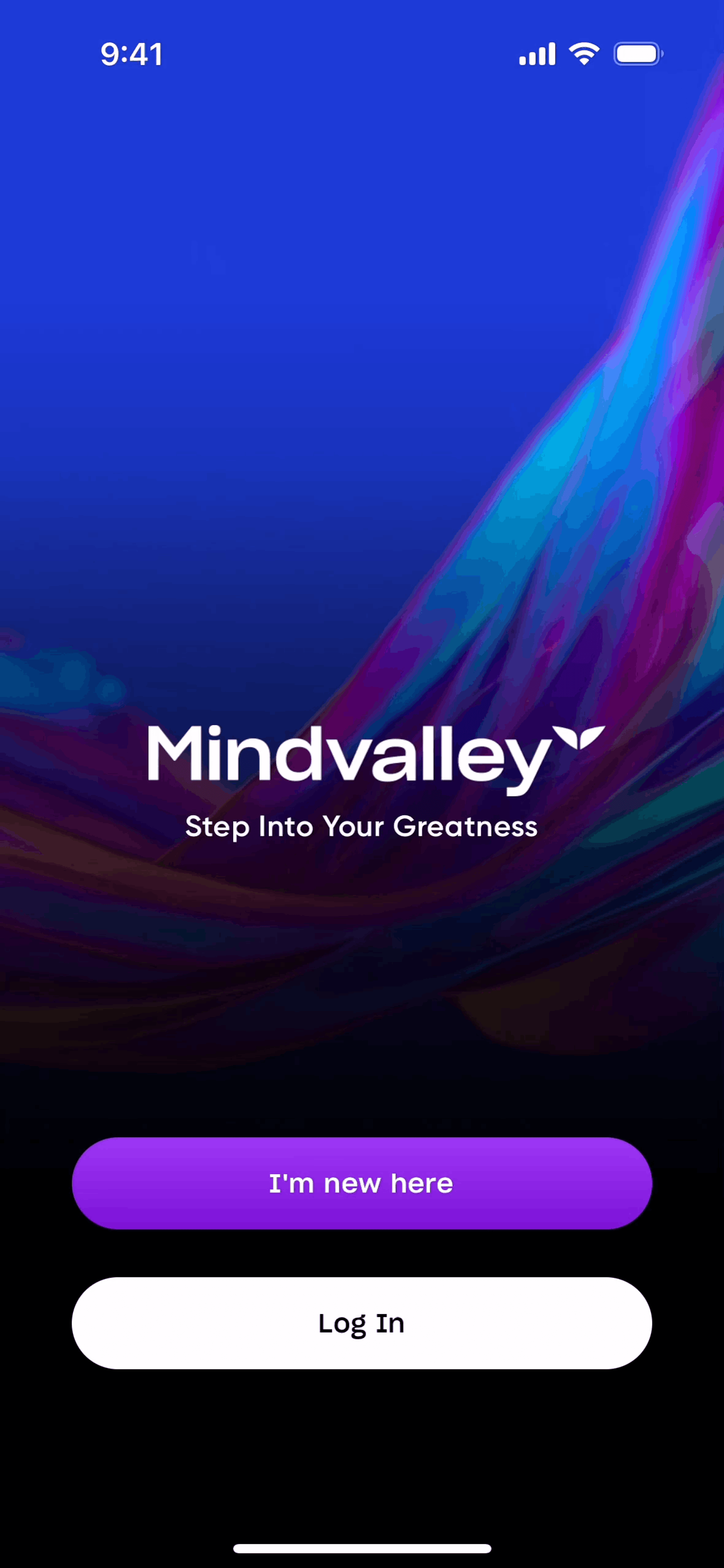 Mindvalley iOS Education interface screenshot 1