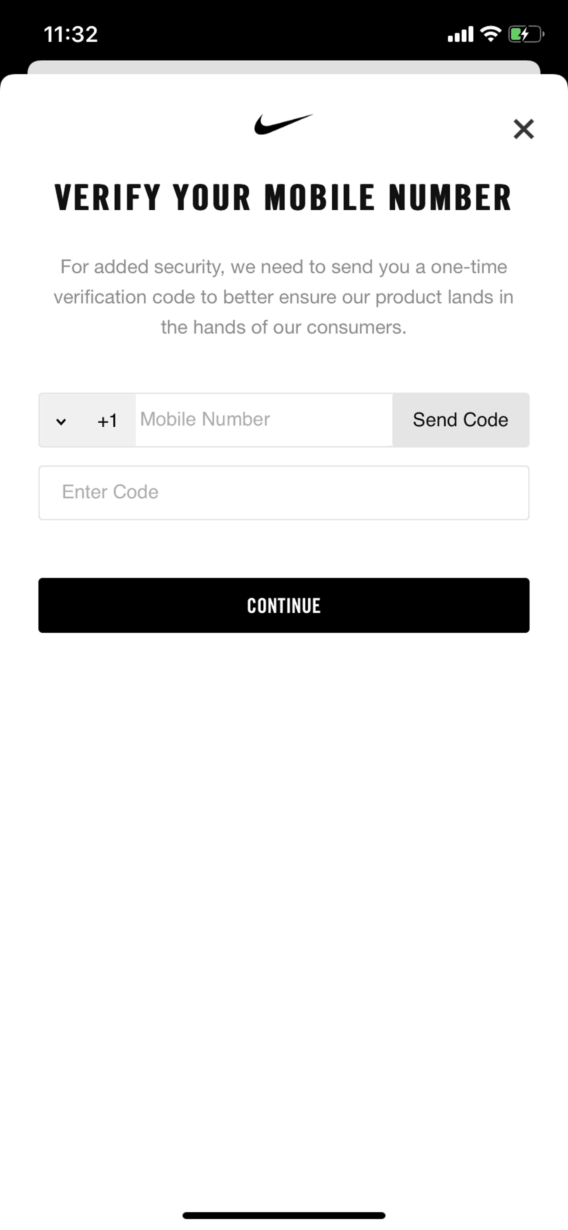 Nike SNKRS iOS Shopping interface screenshot 10