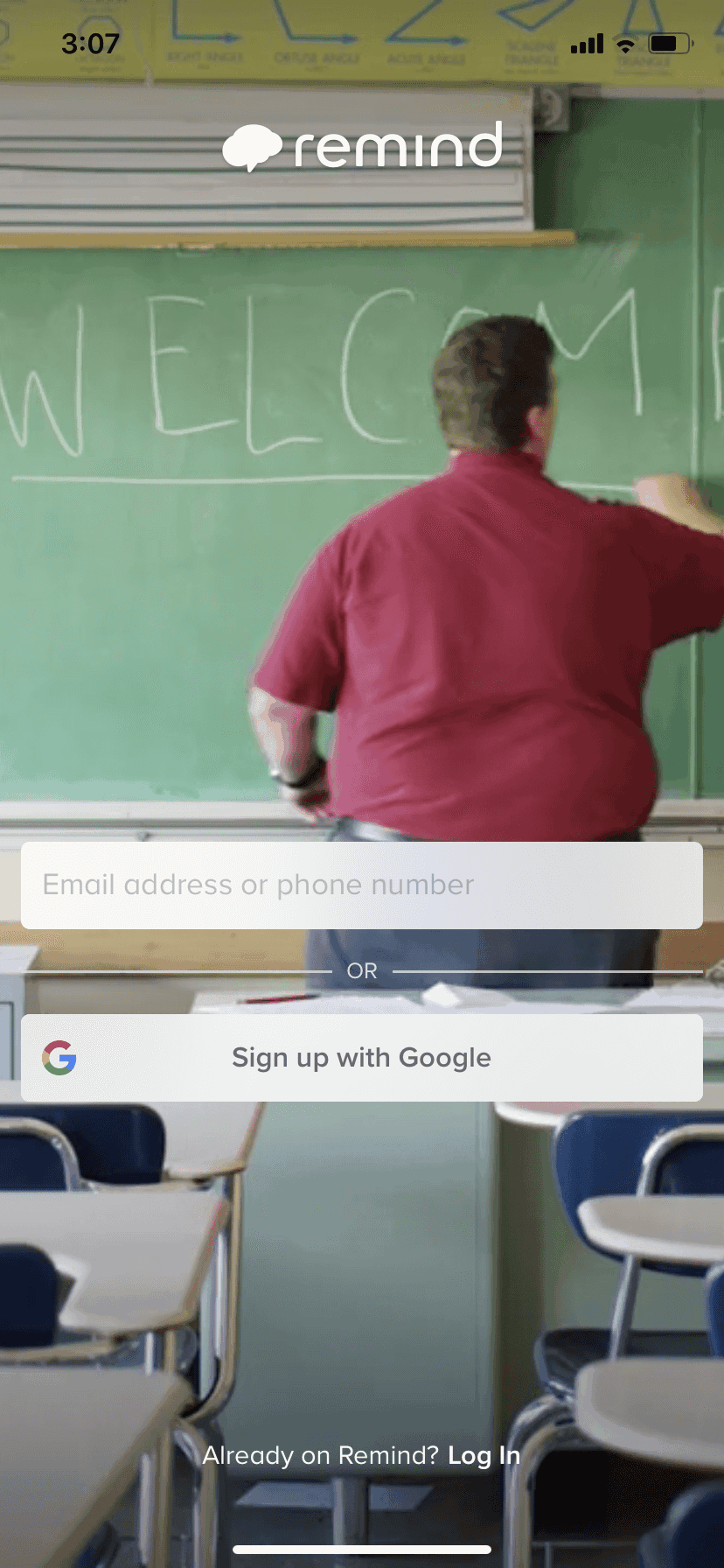 Remind iOS Education interface screenshot 2