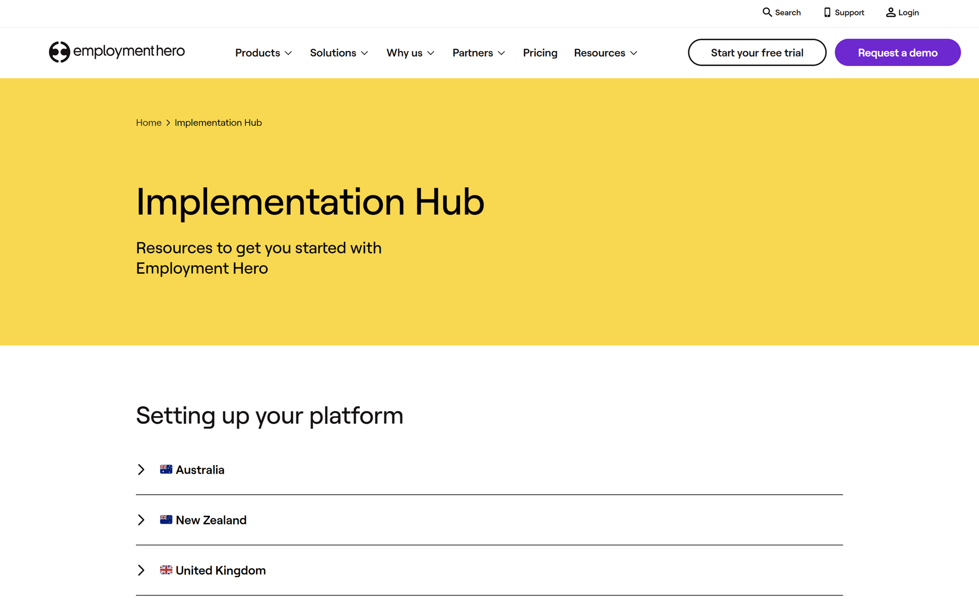 Employment Hero Web Business interface screenshot 10