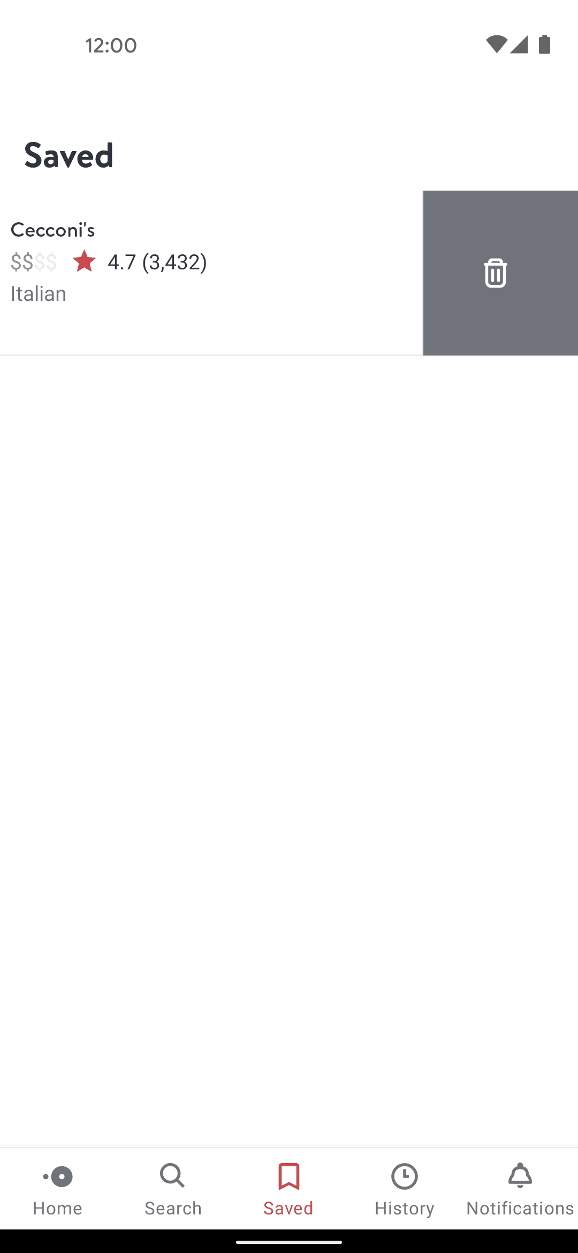 OpenTable Android Food & Drink interface screenshot 11