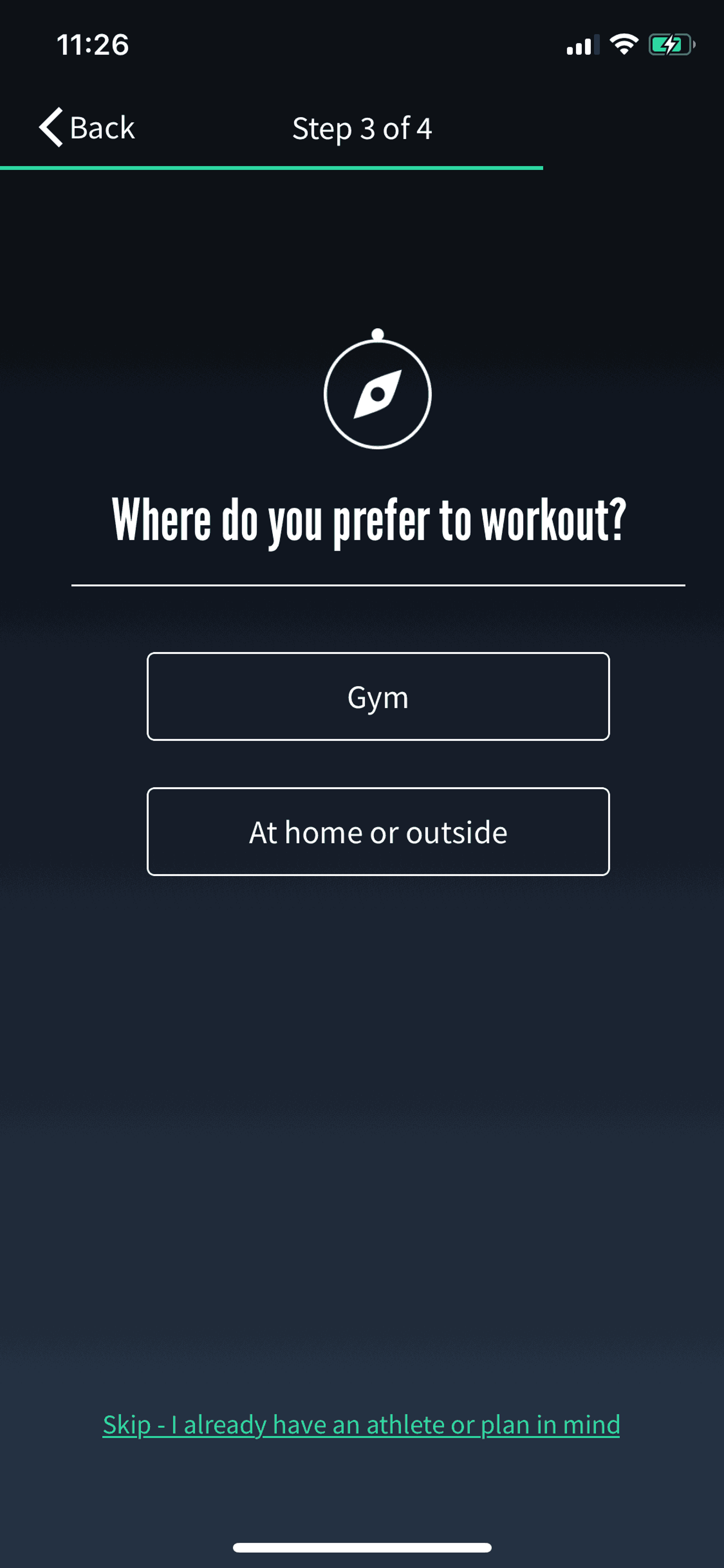 Fitplan iOS Health & Fitness interface screenshot 7