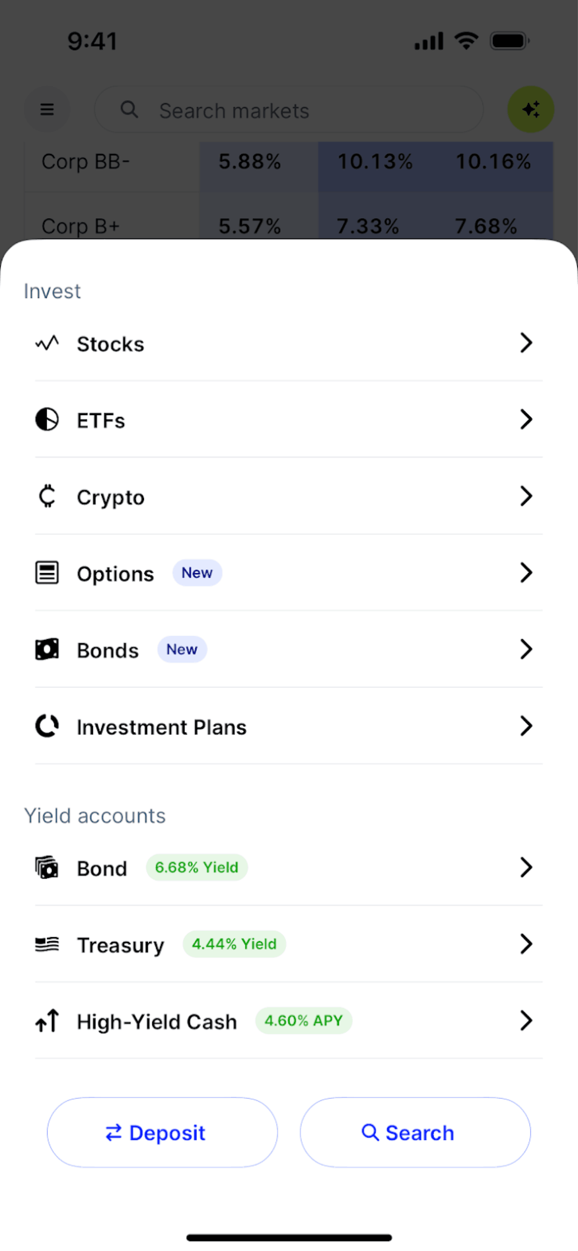 Public iOS Finance interface screenshot 15