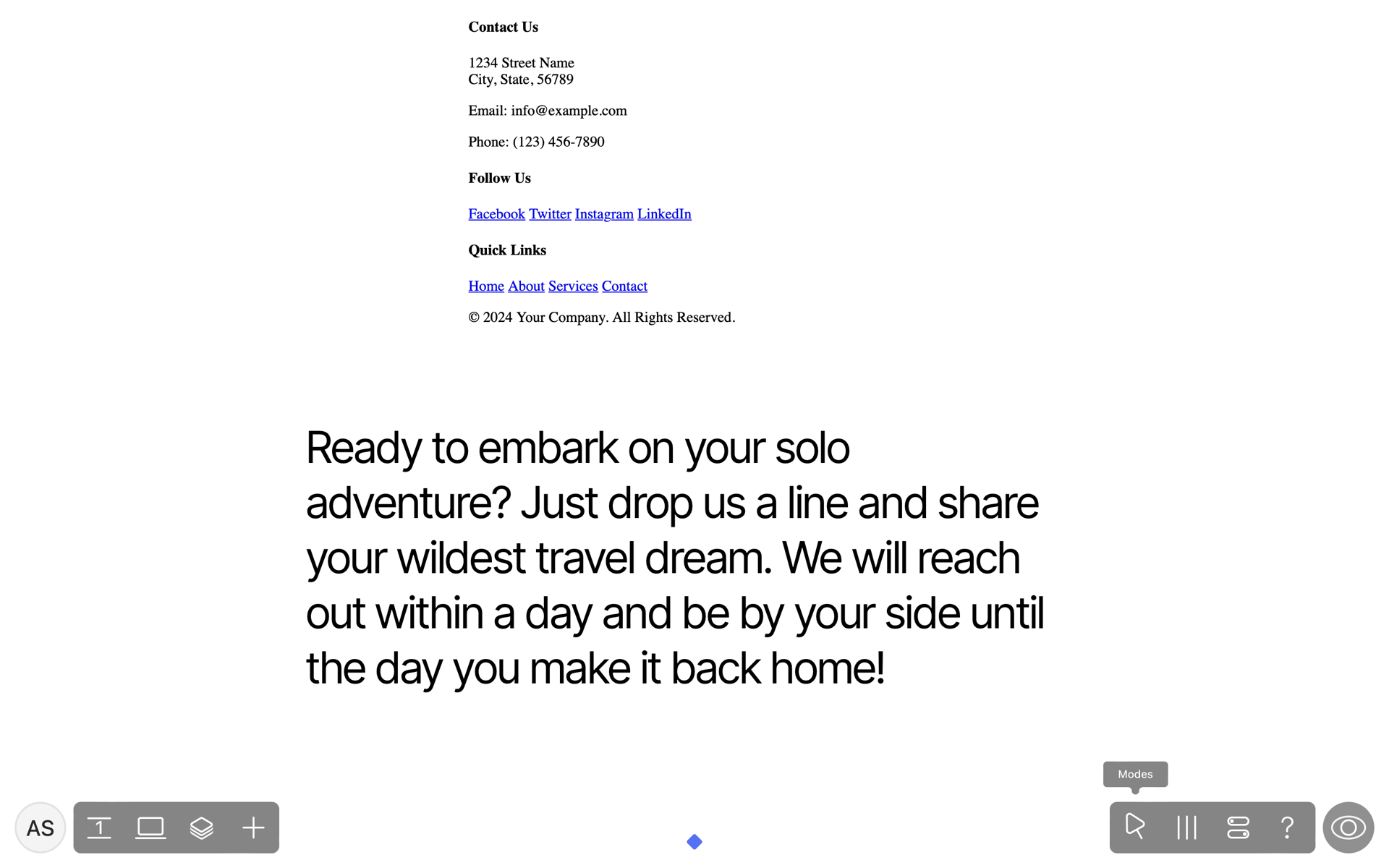 Readymag Web Business interface screenshot 18