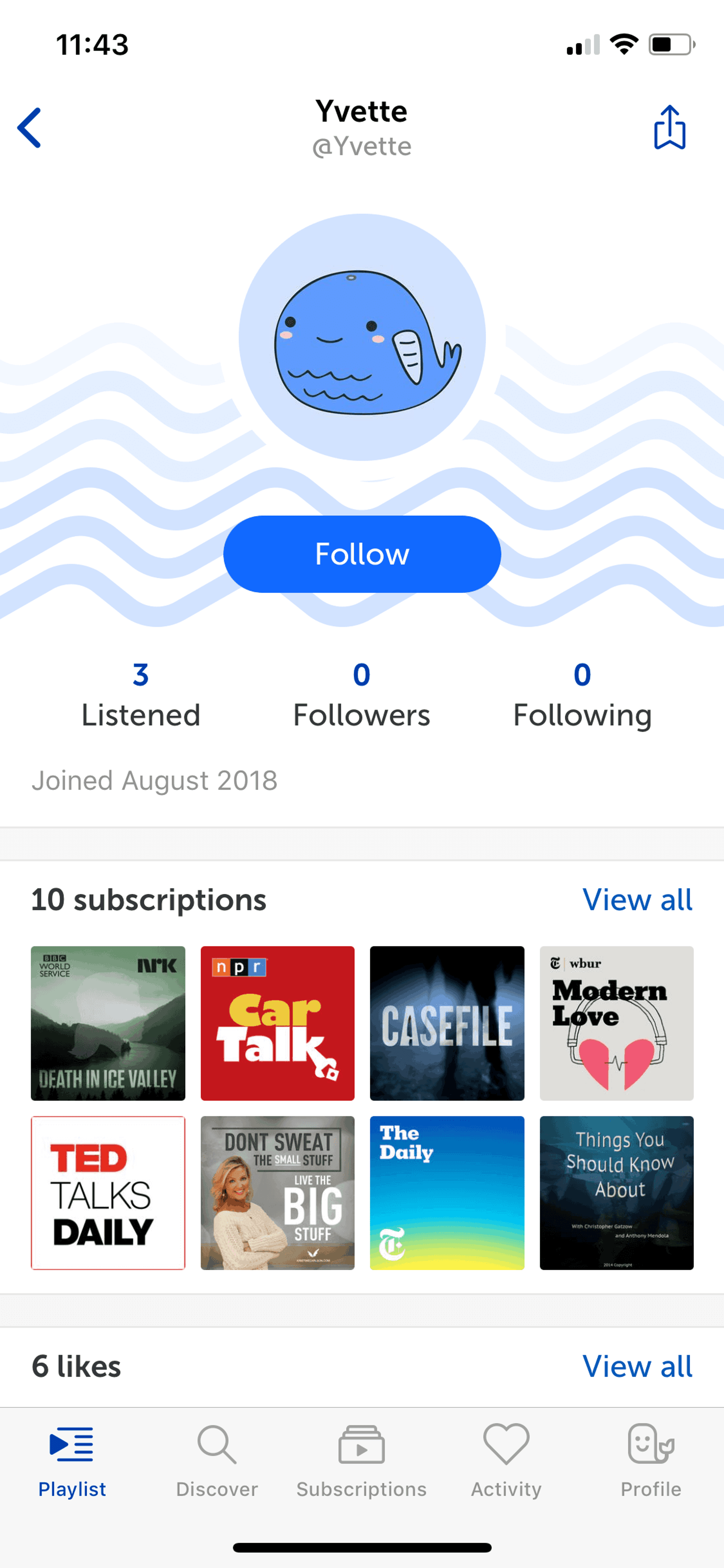 Breaker iOS Social Networking interface screenshot 21