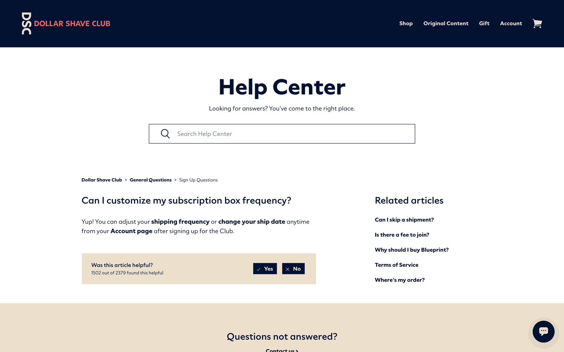 Dollar Shave Club Web Lifestyle interface screenshot 22
