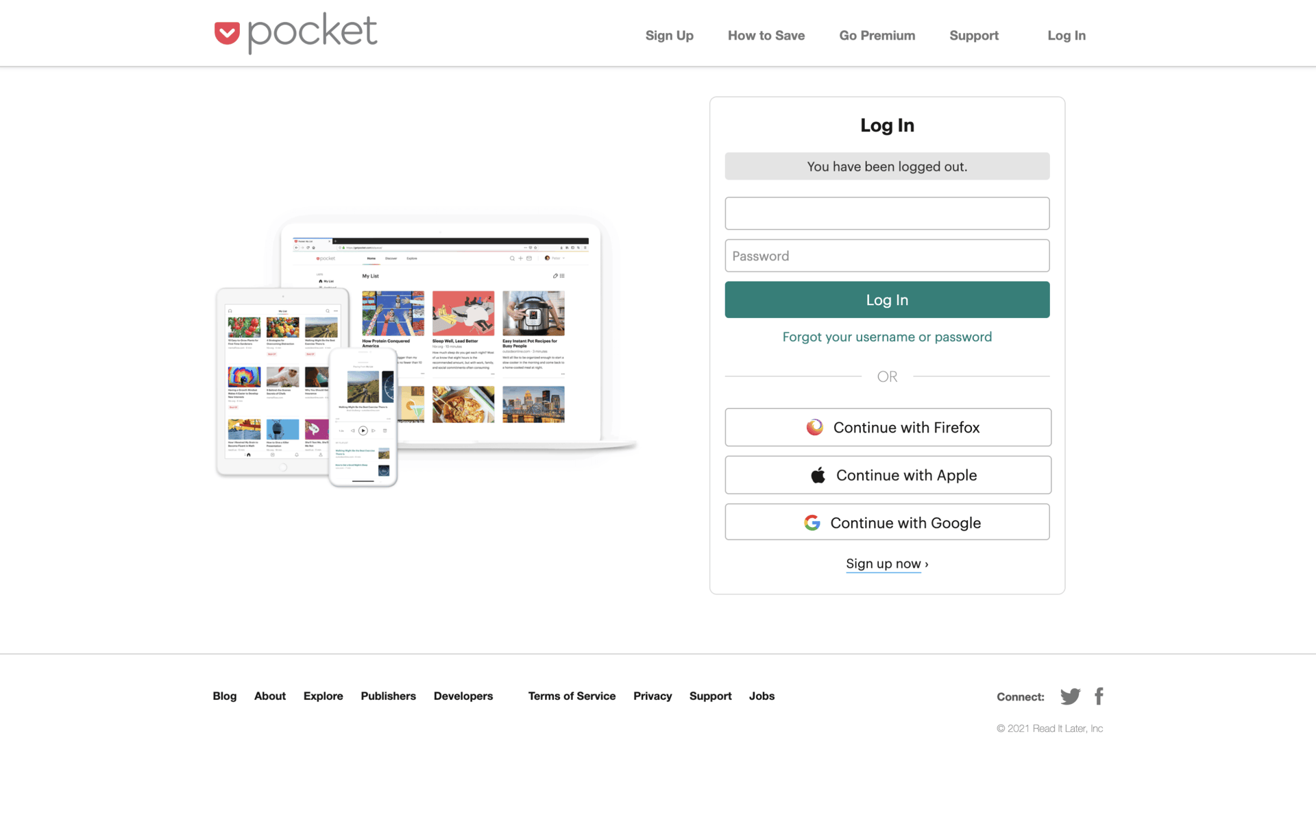 Pocket Web News interface screenshot 15