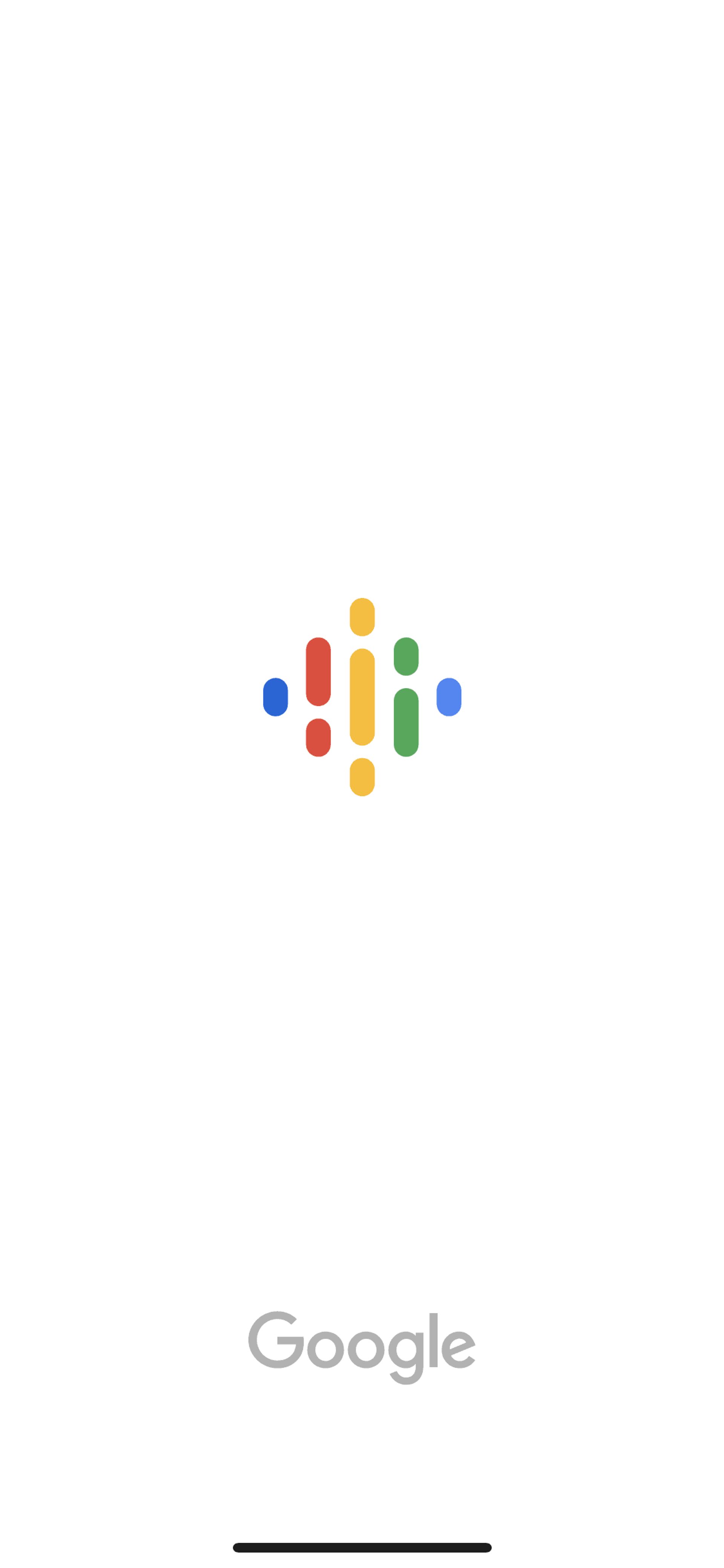 Google Podcasts iOS Entertainment interface screenshot 1