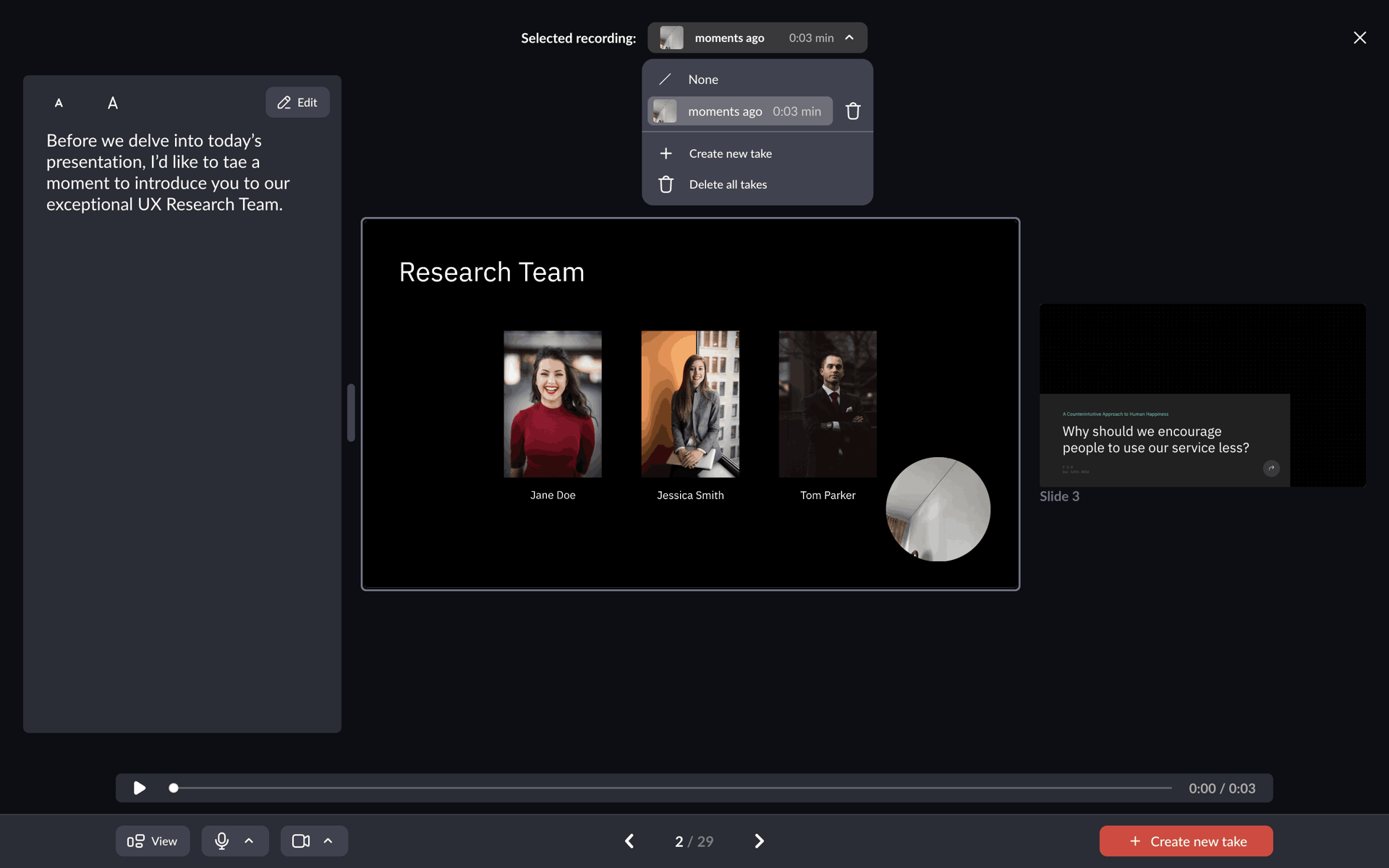 Pitch Web Collaboration interface screenshot 21