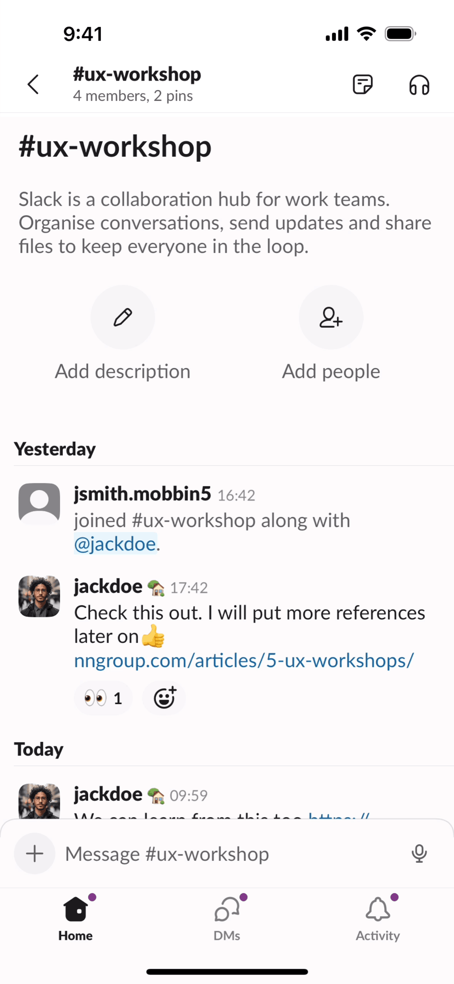 Slack iOS Business interface screenshot 6