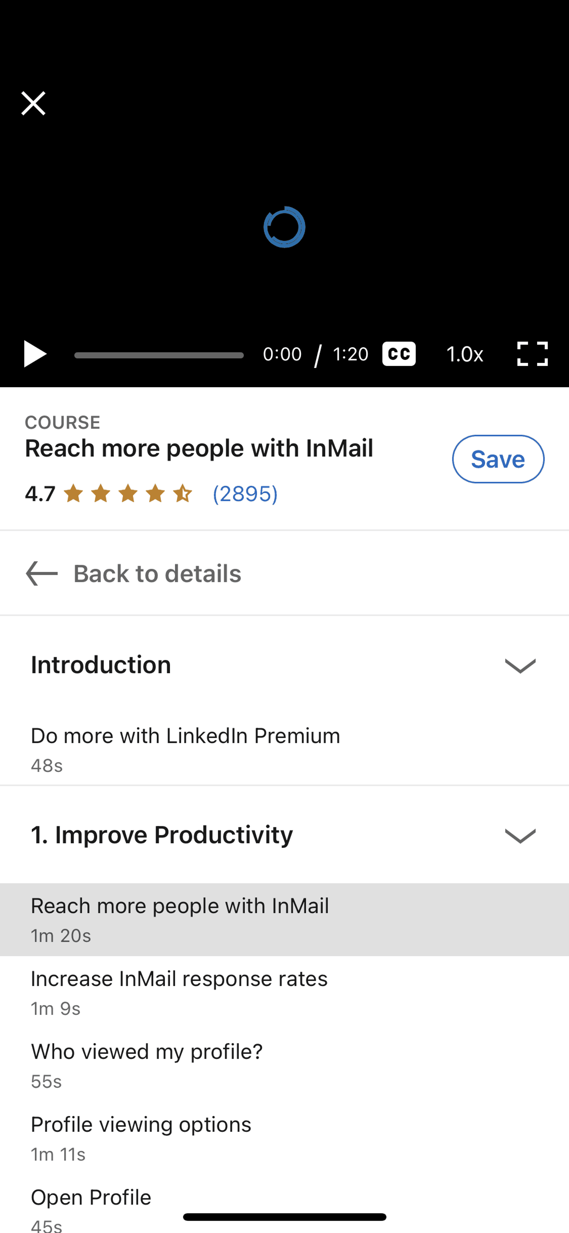 LinkedIn iOS Business interface screenshot 17