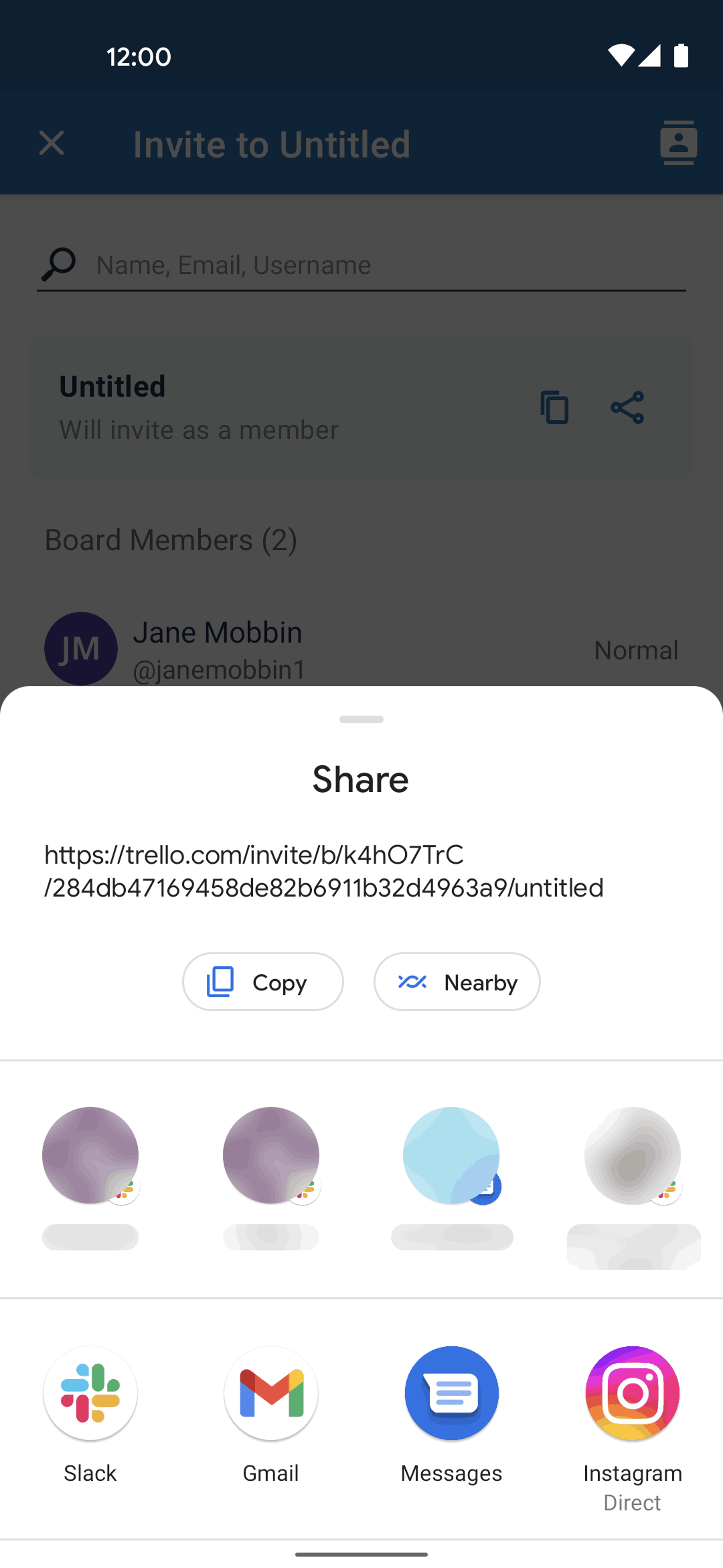 Trello Android Business interface screenshot 22