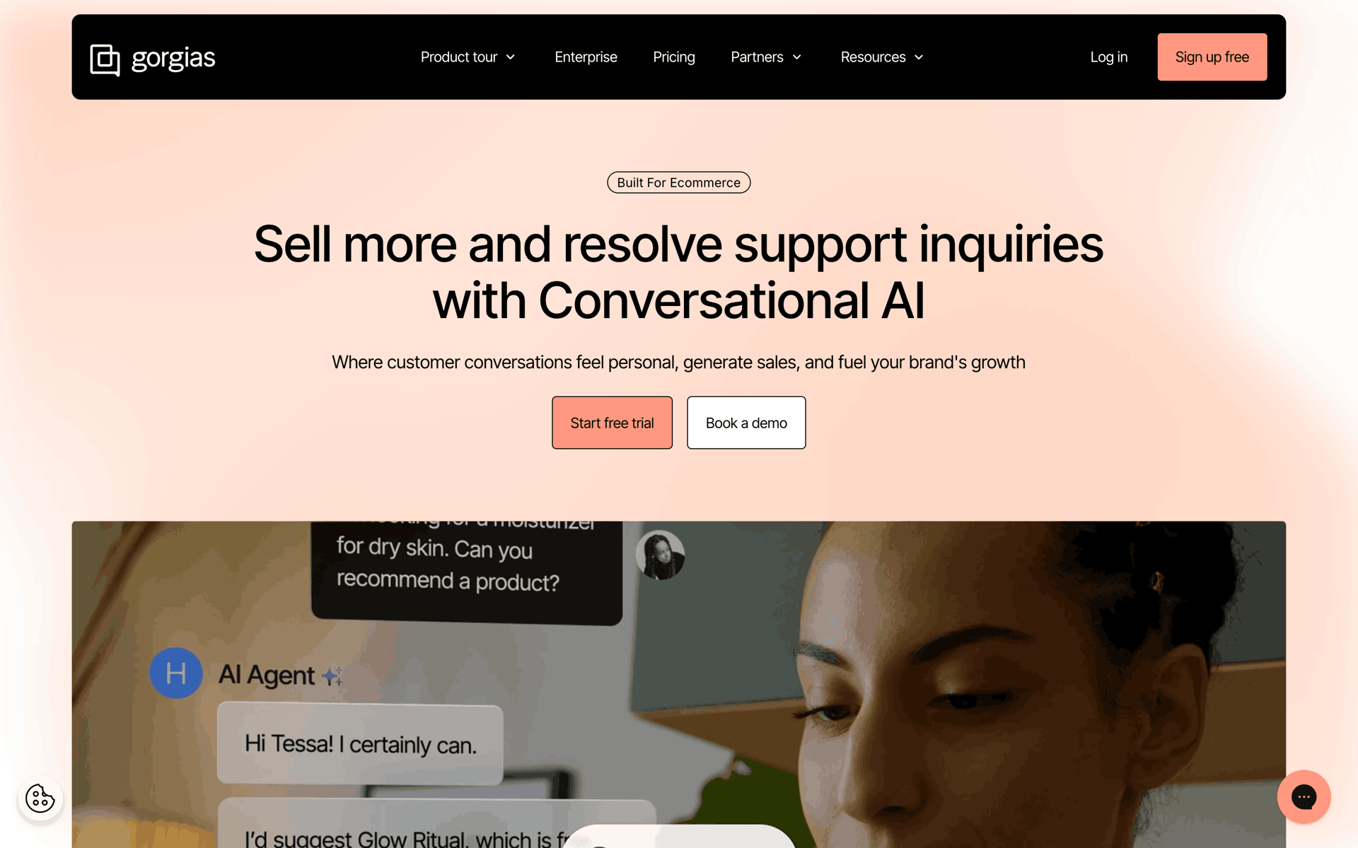 Gorgias Web Business interface screenshot 1