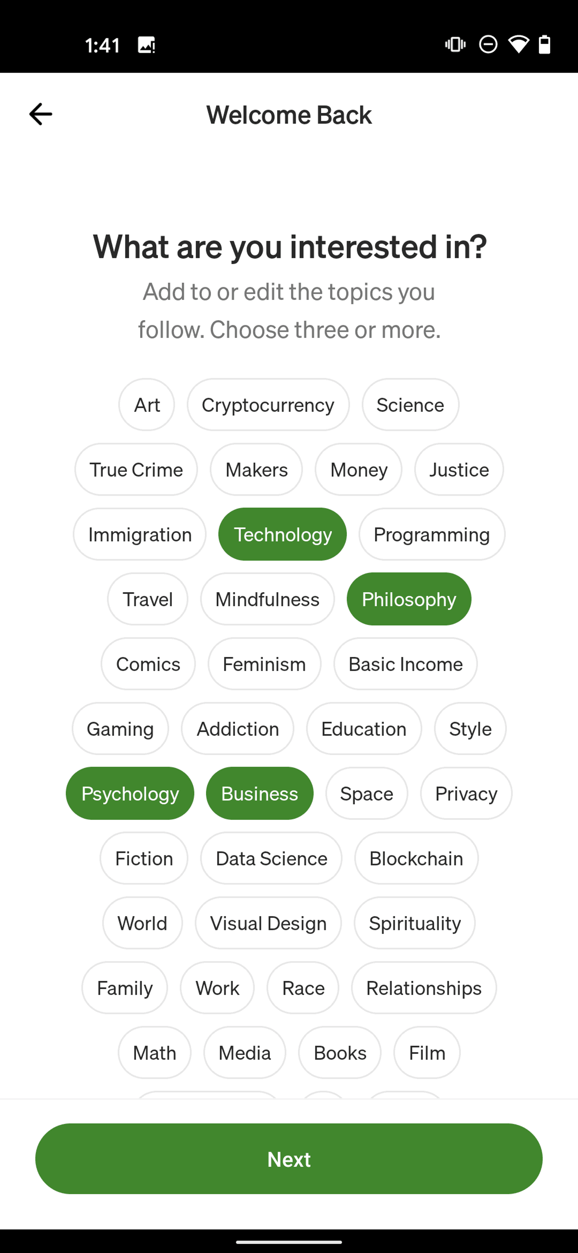 Medium Android News interface screenshot 8