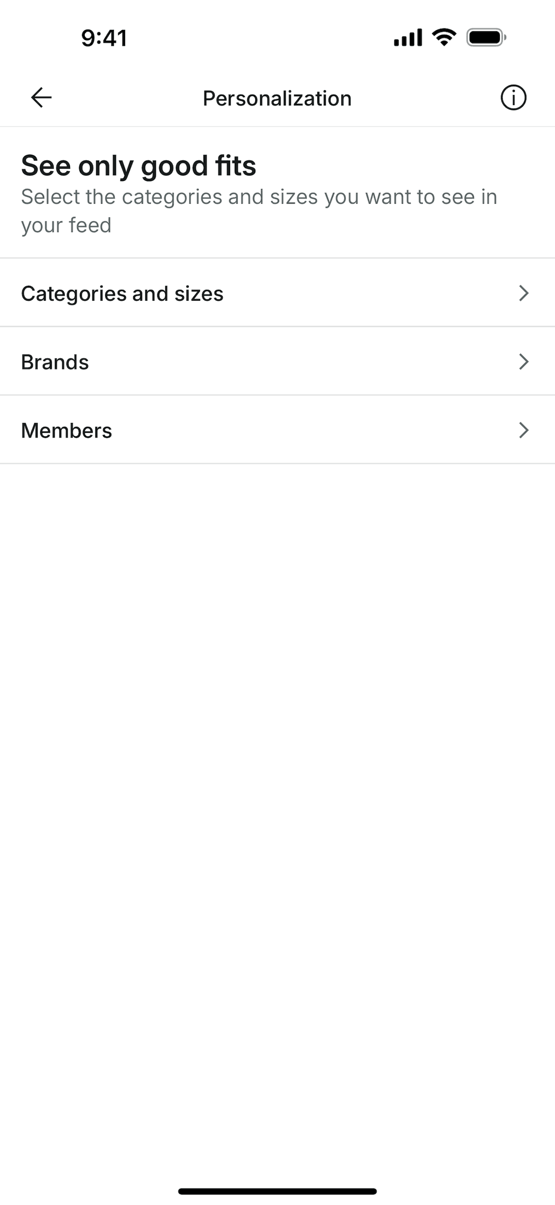 Vinted iOS Shopping interface screenshot 19