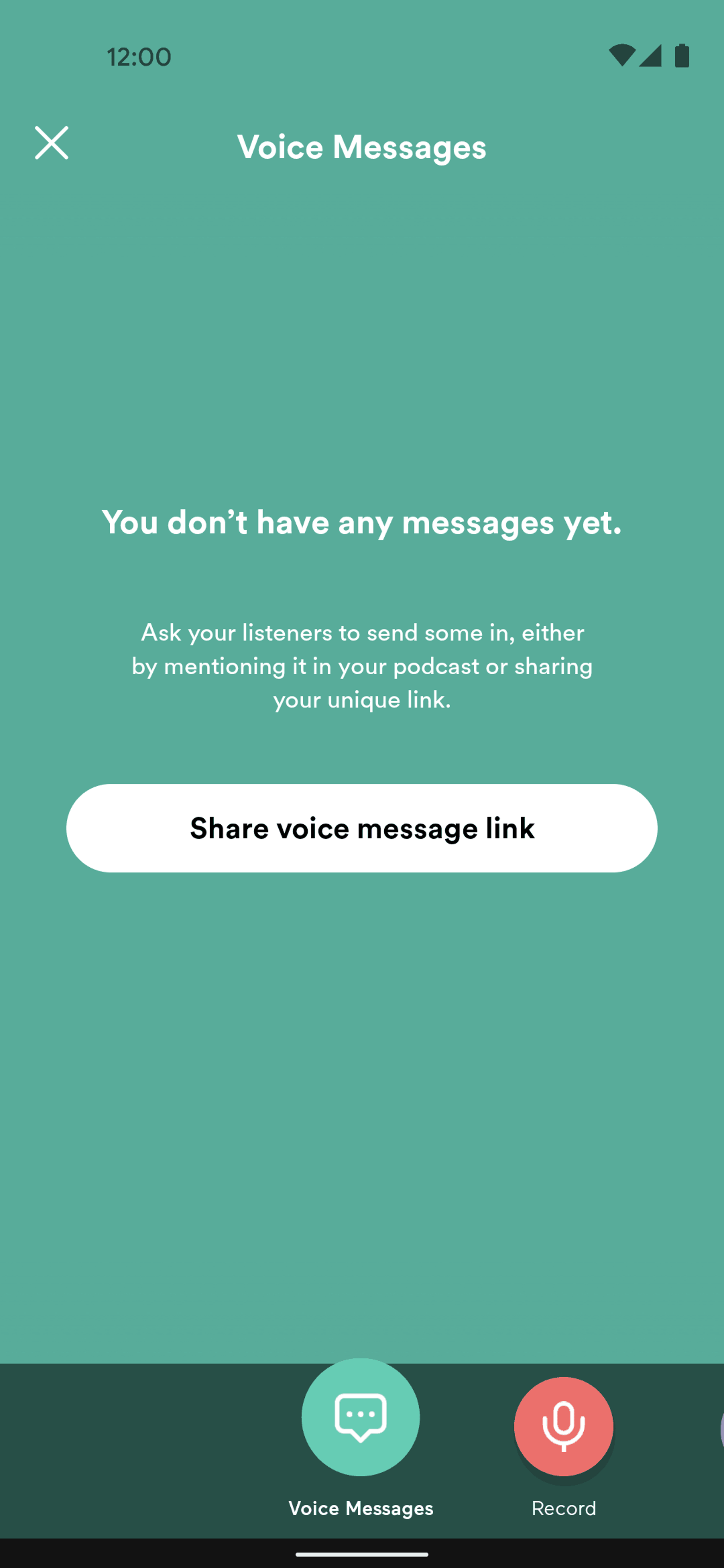 Spotify for Podcasters Android Business interface screenshot 24