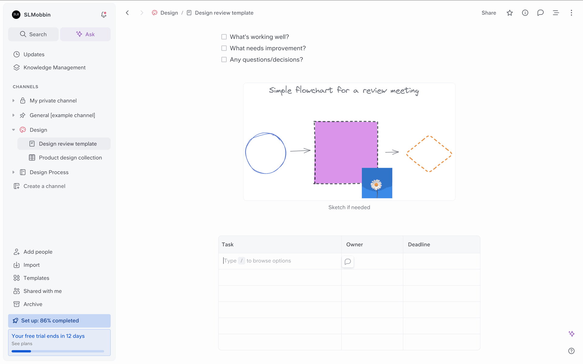 Slite Web Productivity interface screenshot 12