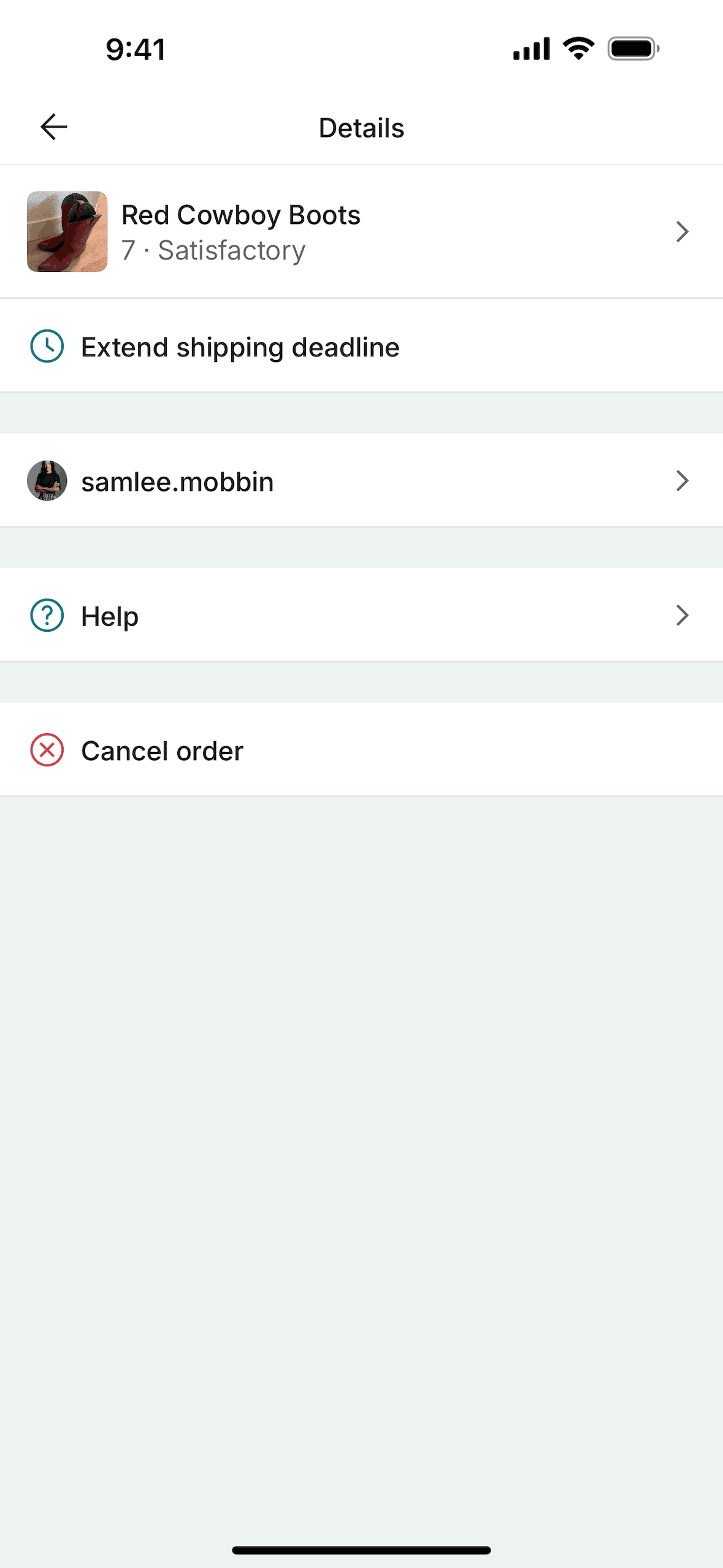 Vinted iOS Shopping interface screenshot 21