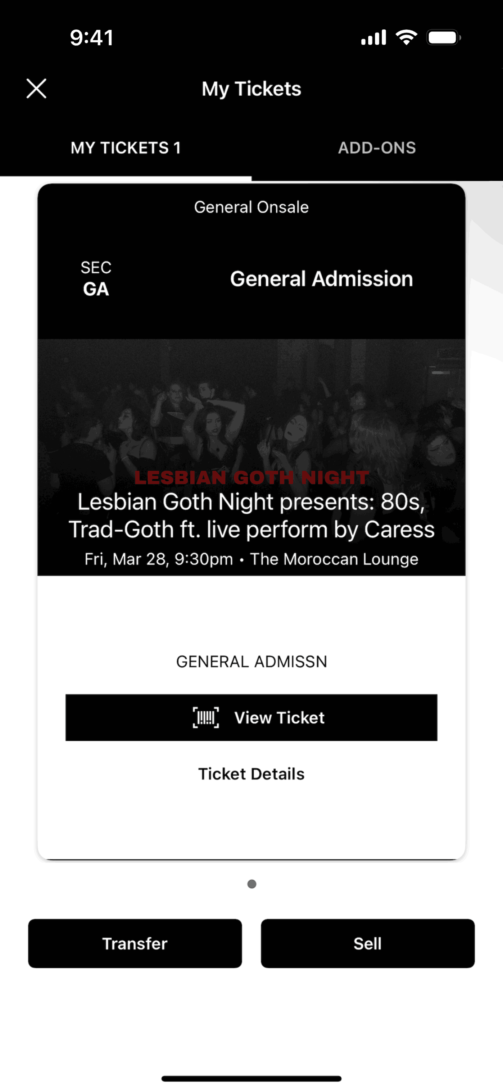 Live Nation iOS Music & Audio interface screenshot 21