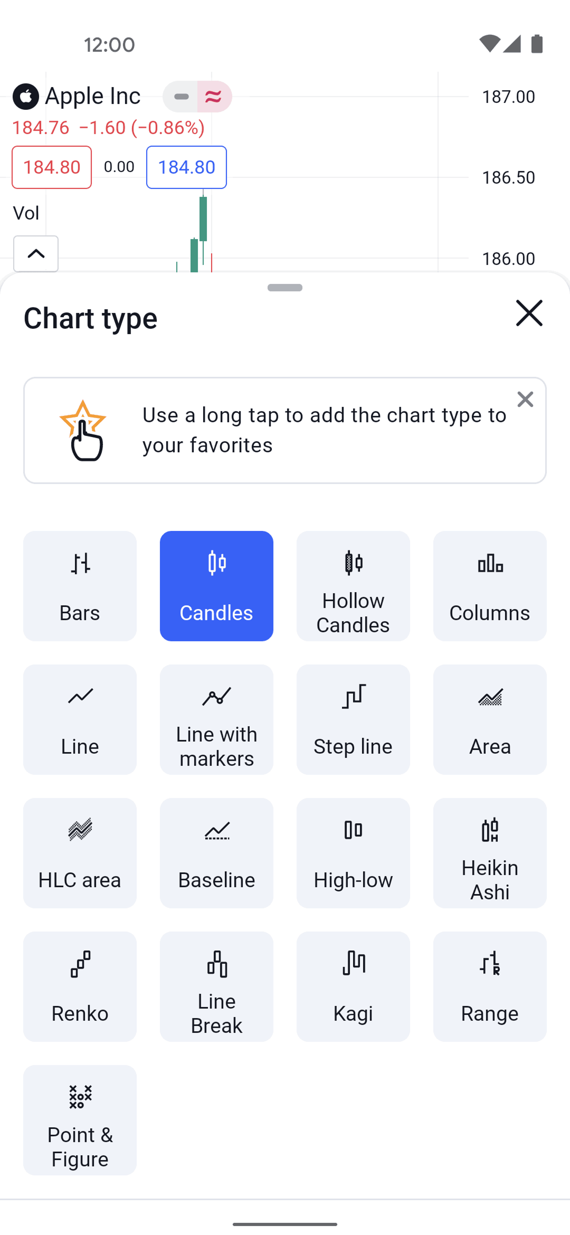 TradingView Android Finance interface screenshot 14