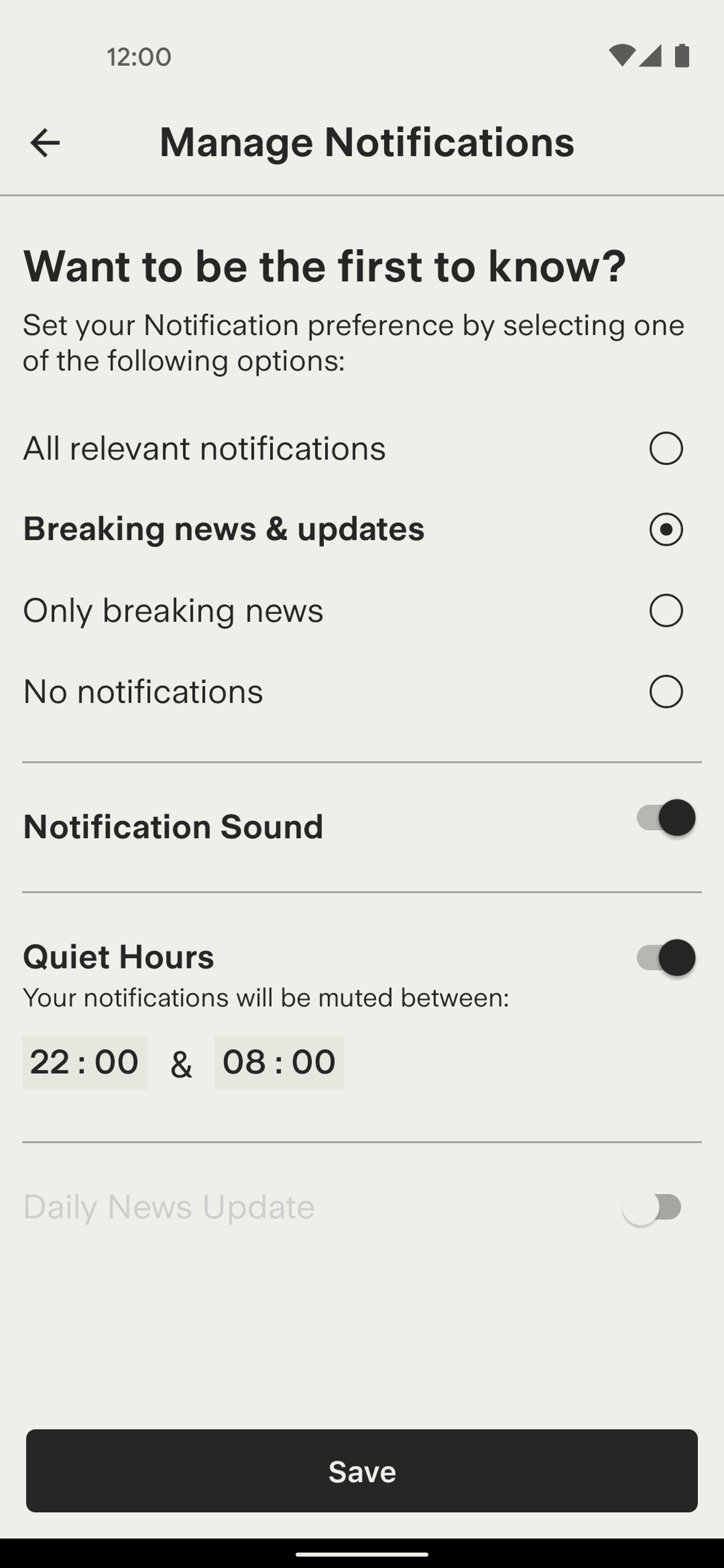 Ground News Android News interface screenshot 12