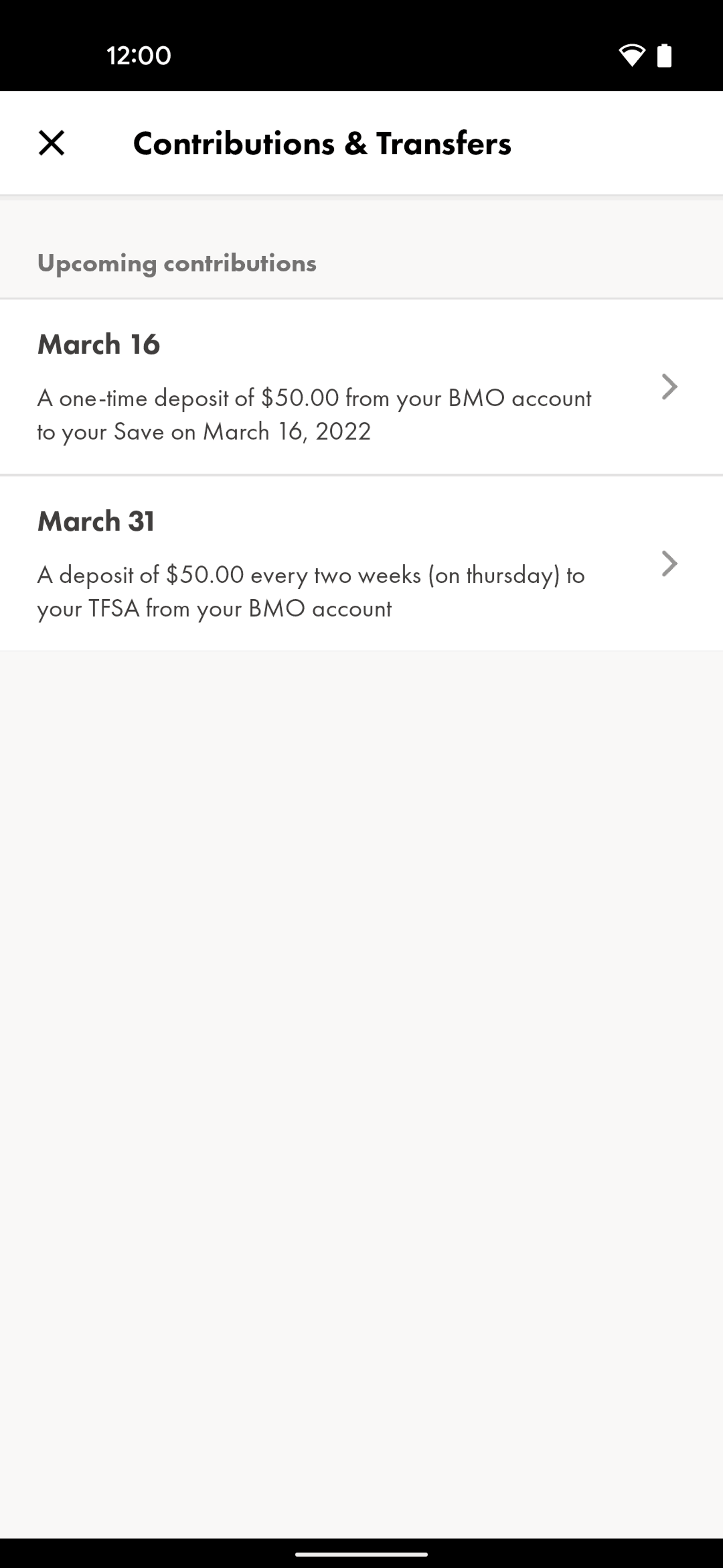 Wealthsimple Invest Android Finance interface screenshot 17