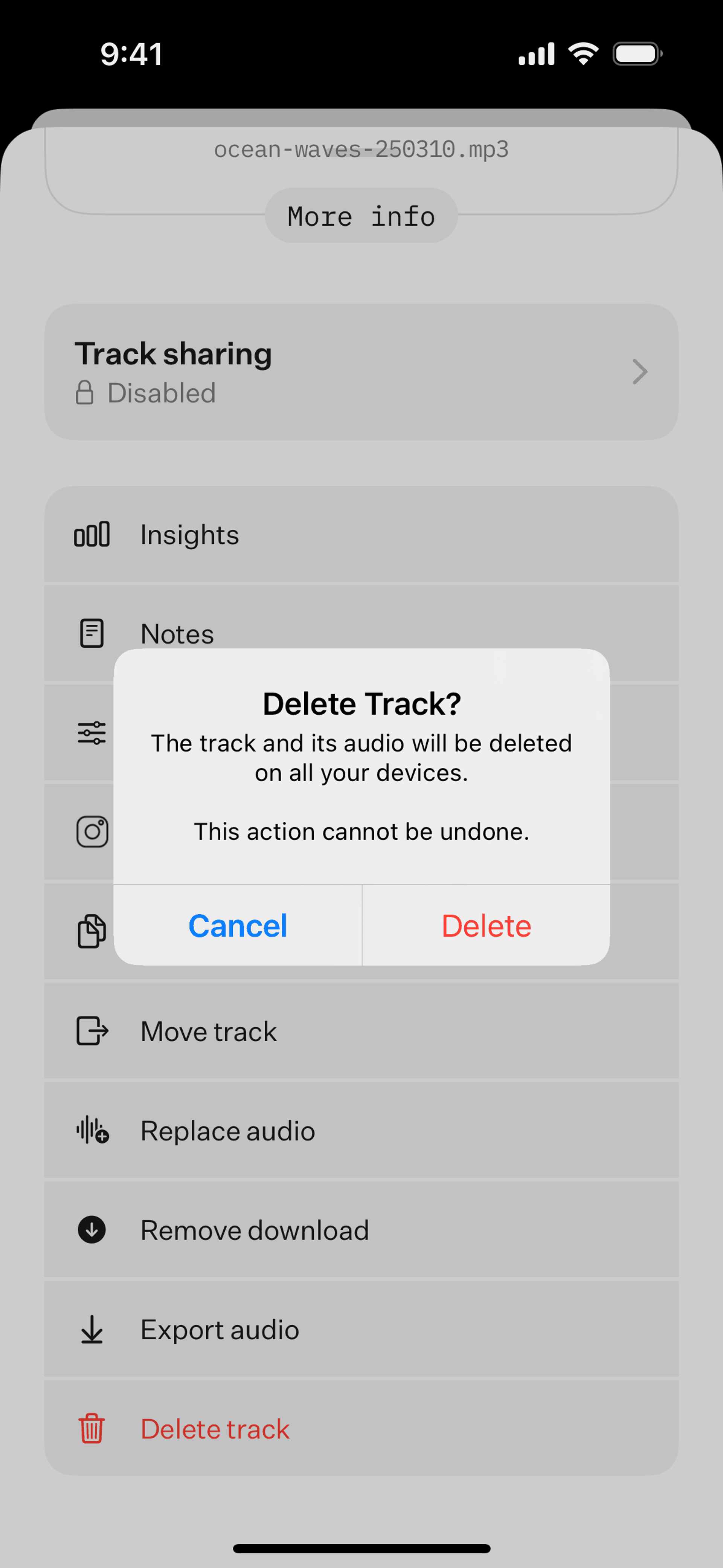 [untitled] iOS Music & Audio interface screenshot 19