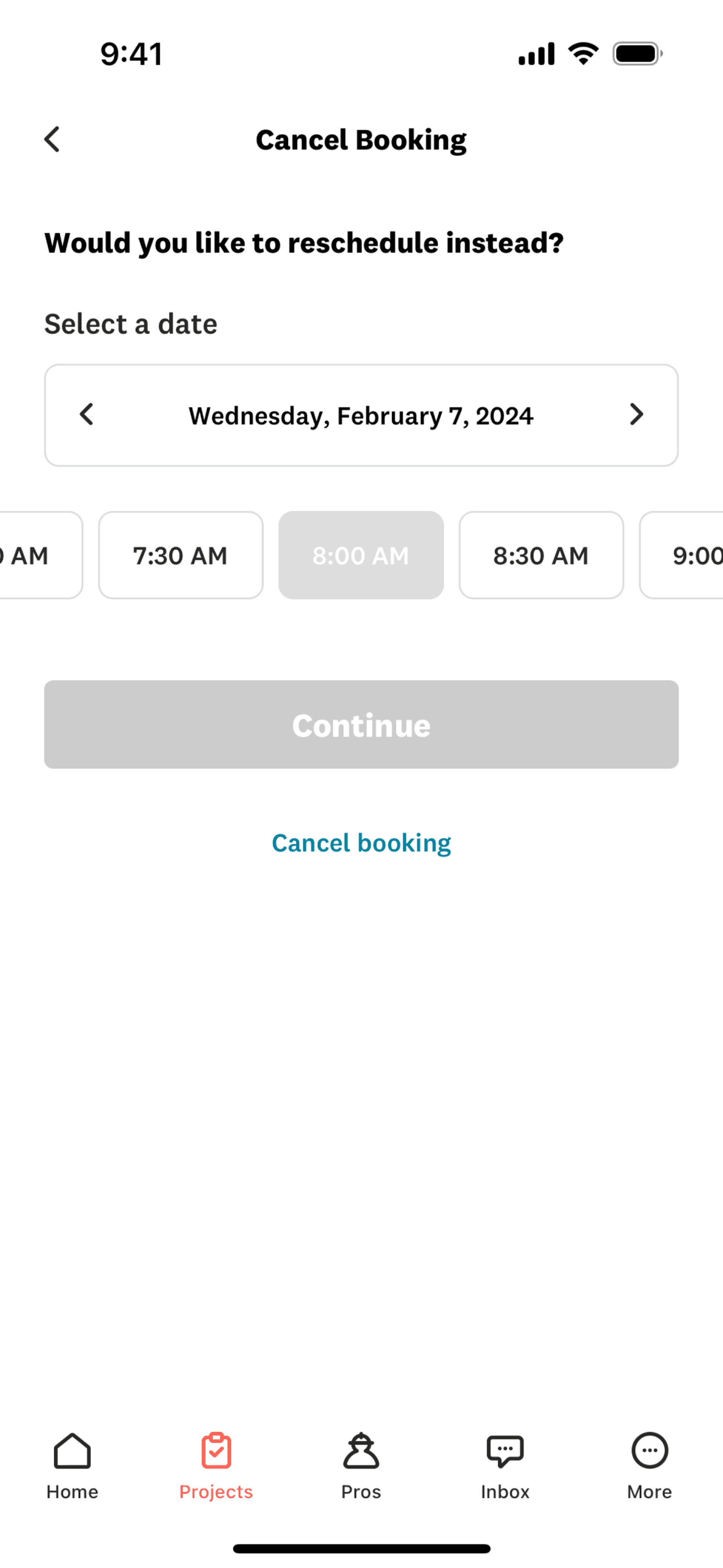 Angi iOS Lifestyle interface screenshot 4