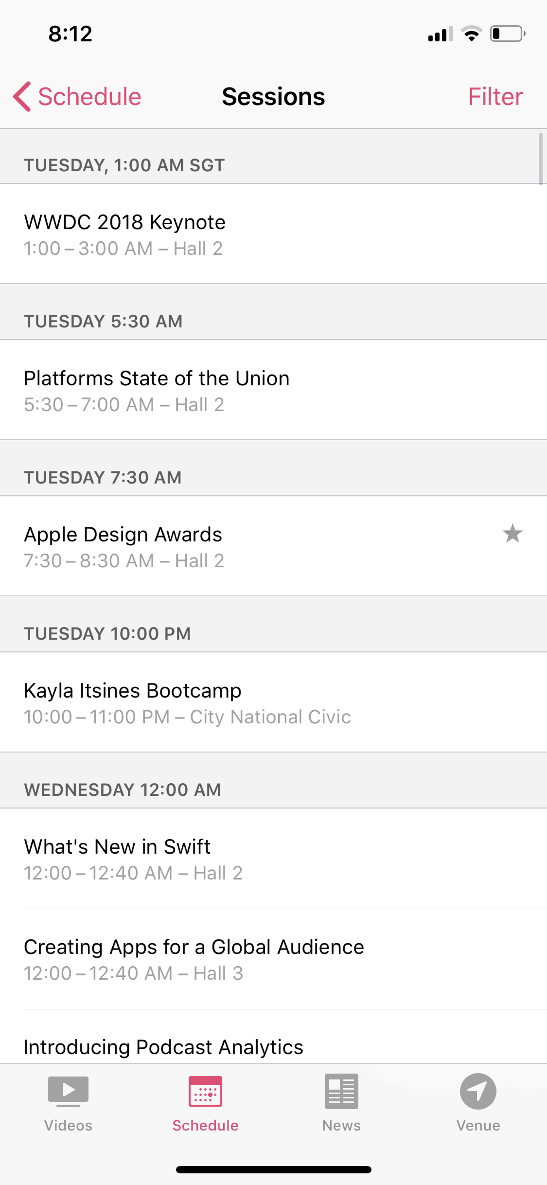 WWDC iOS Reference interface screenshot 24