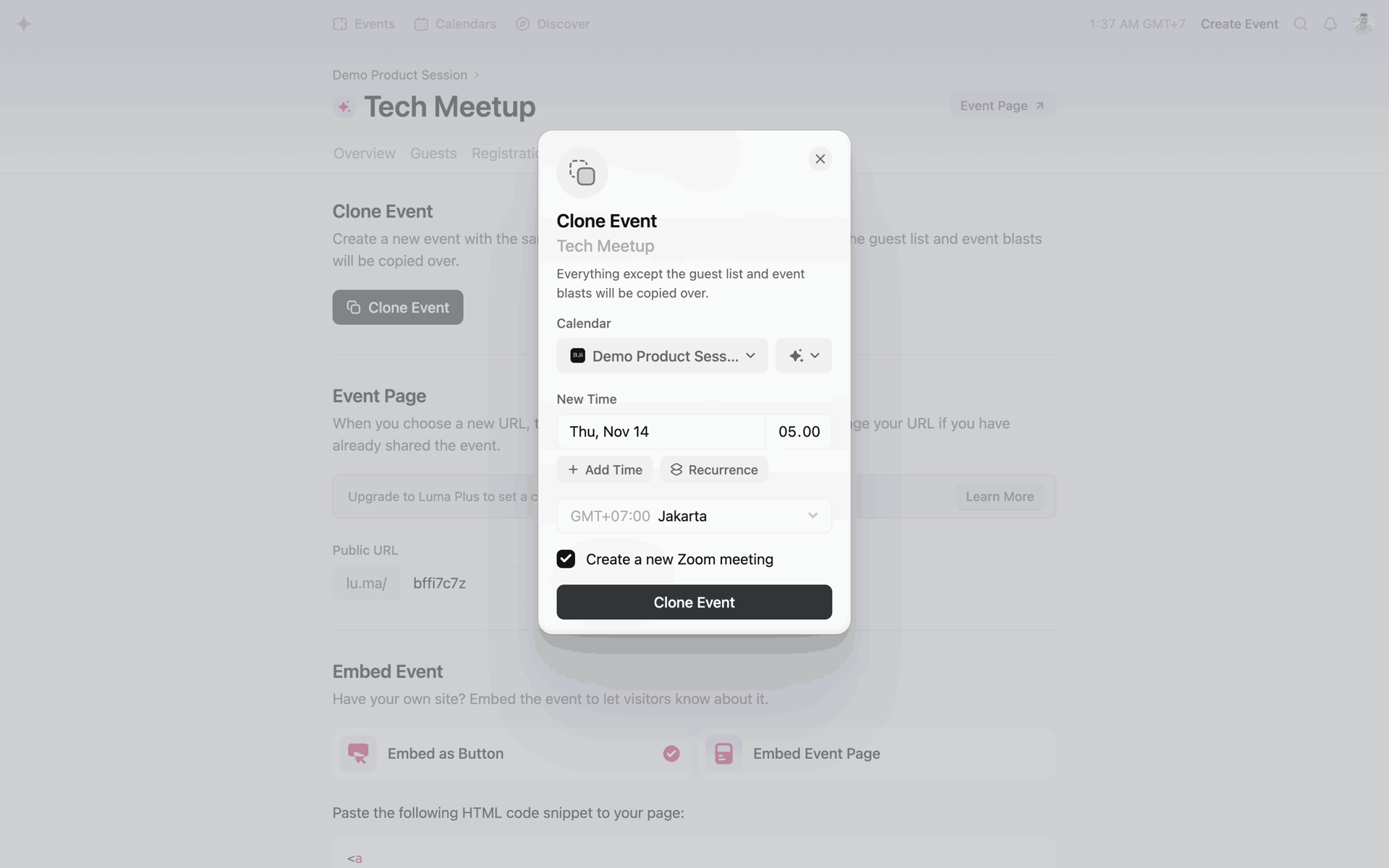 Luma Web Lifestyle interface screenshot 19