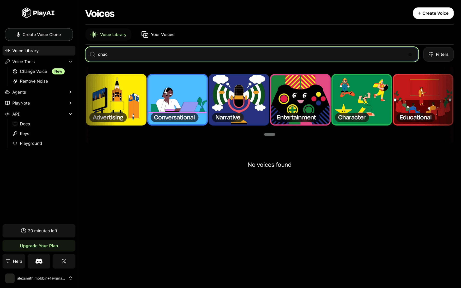 PlayAI Web AI interface screenshot 21