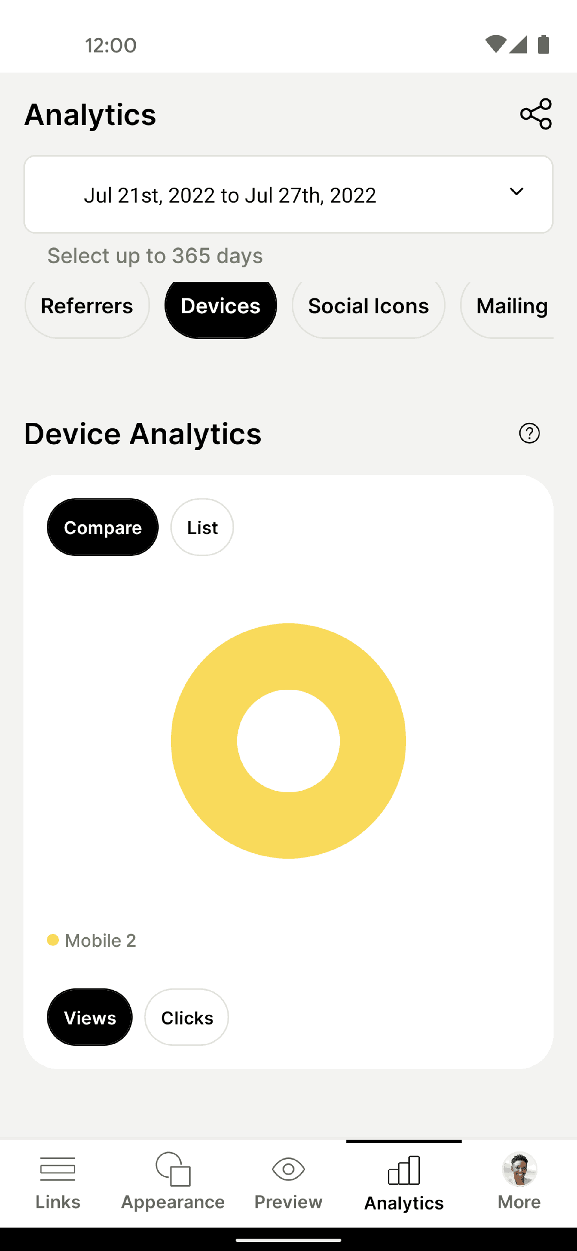 Linktree Android Social Networking interface screenshot 14