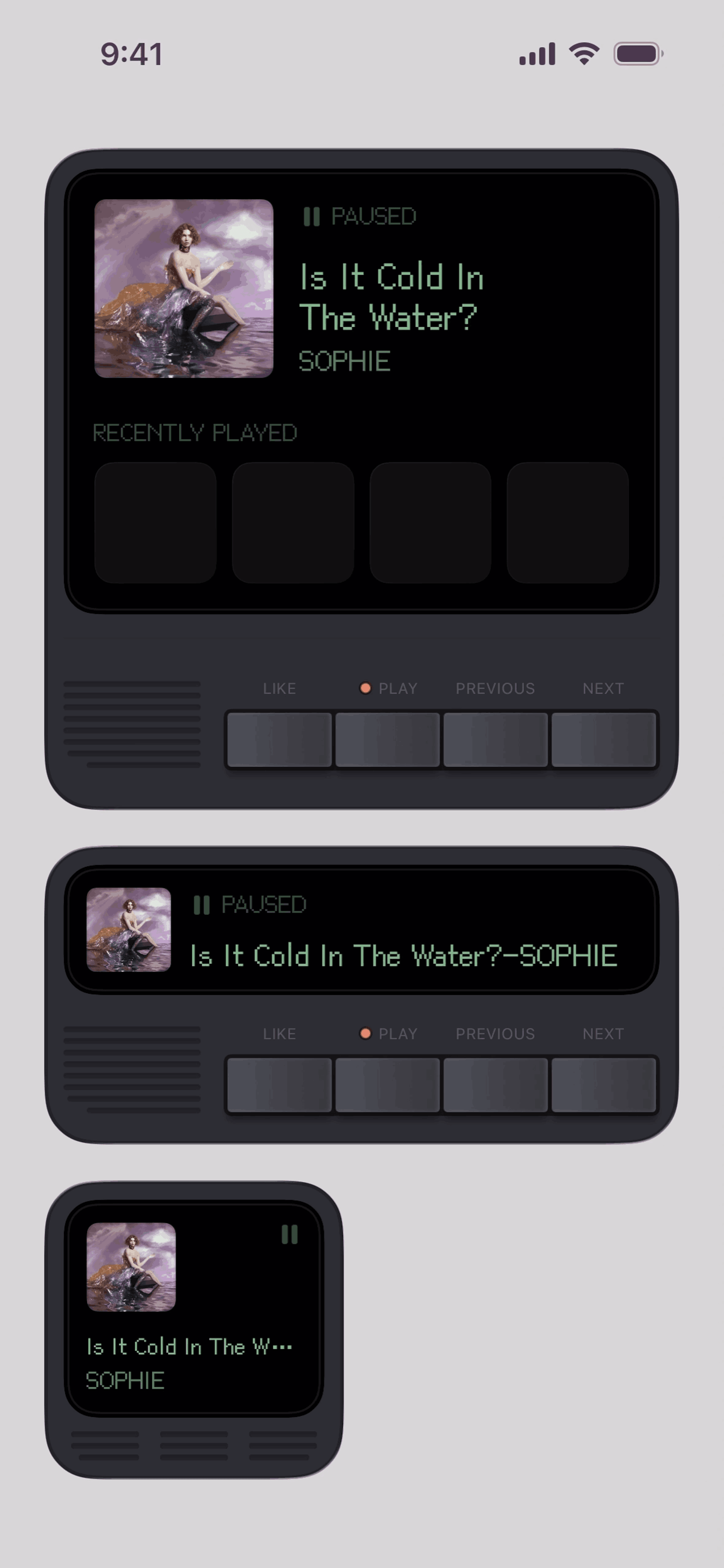 MD Vinyl iOS Music & Audio interface screenshot 2