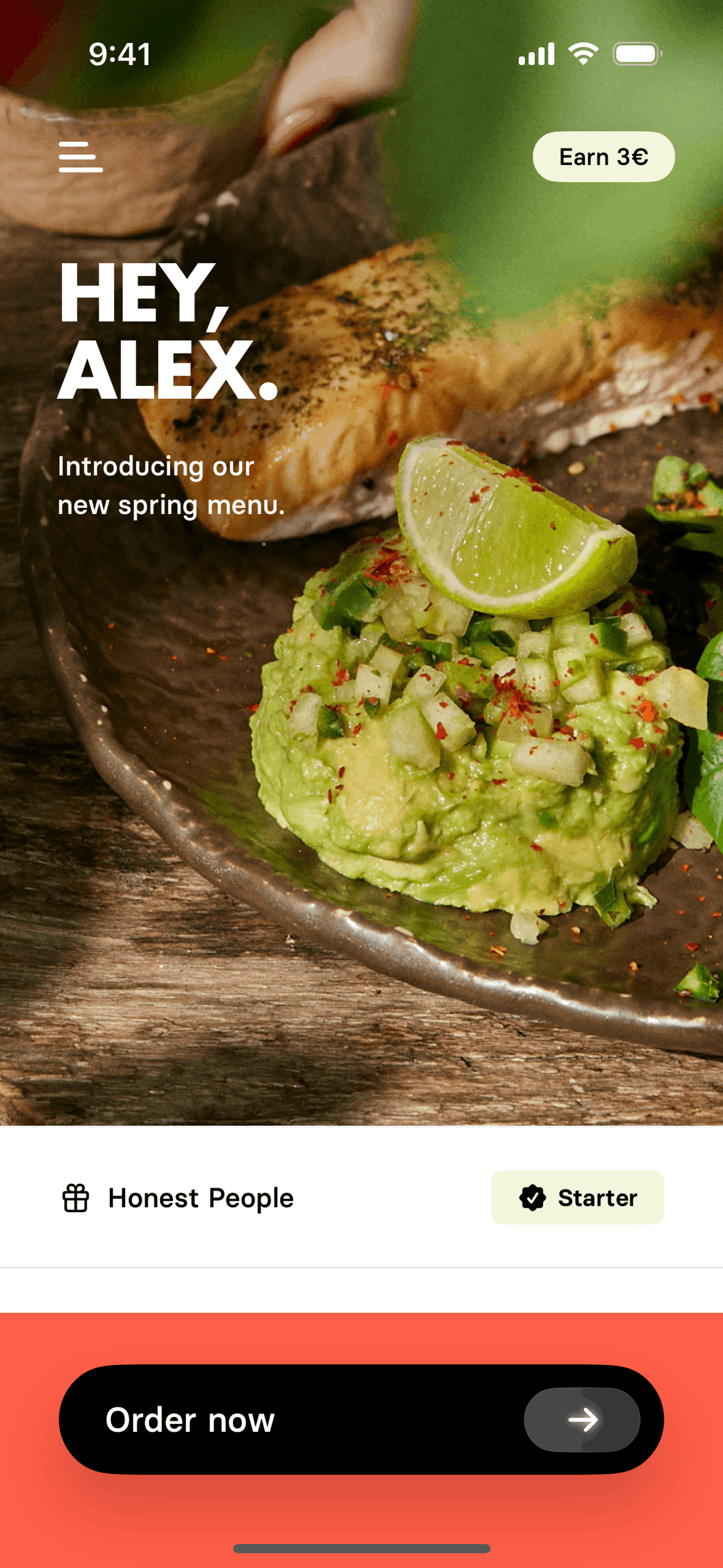 Honest Greens iOS Food & Drink interface screenshot 10
