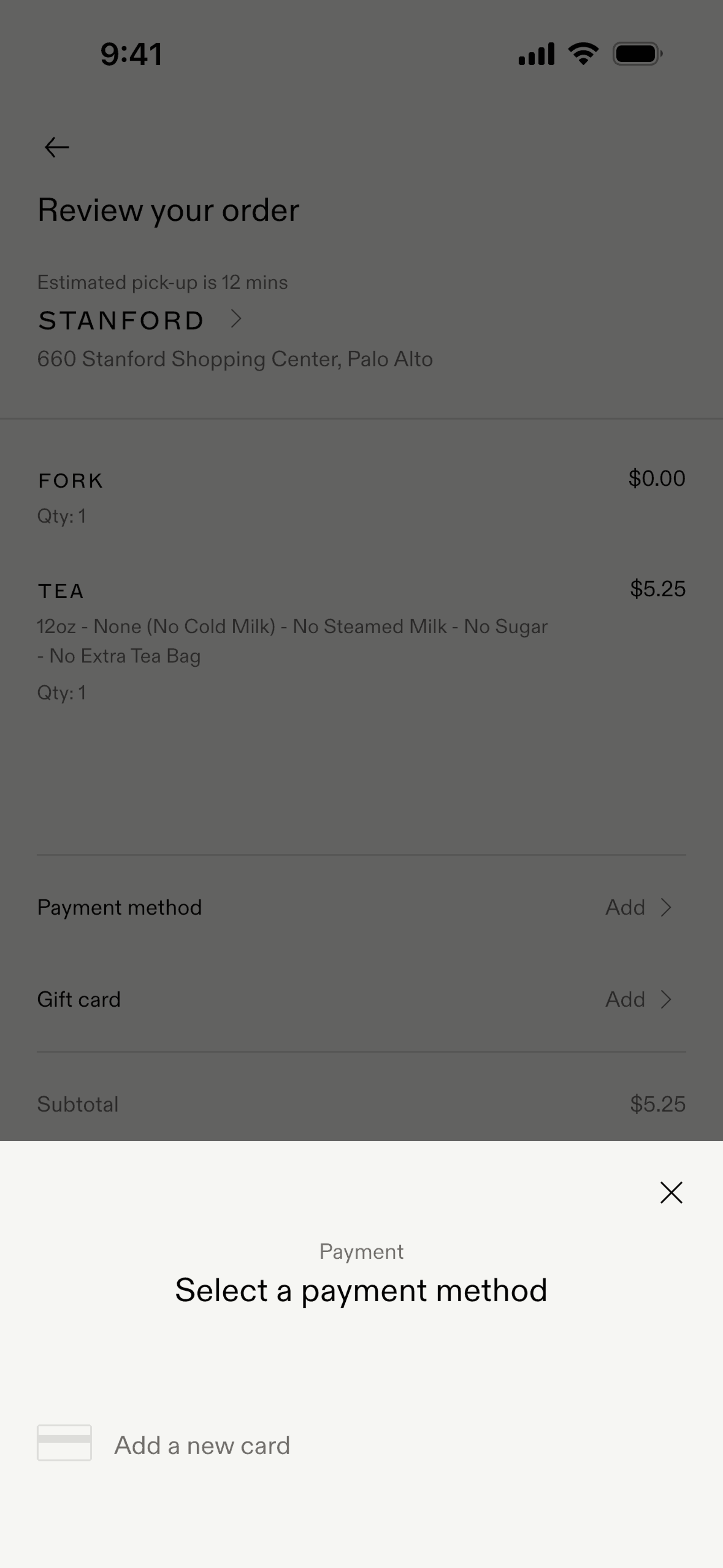 Blue Bottle Coffee iOS Food & Drink interface screenshot 15