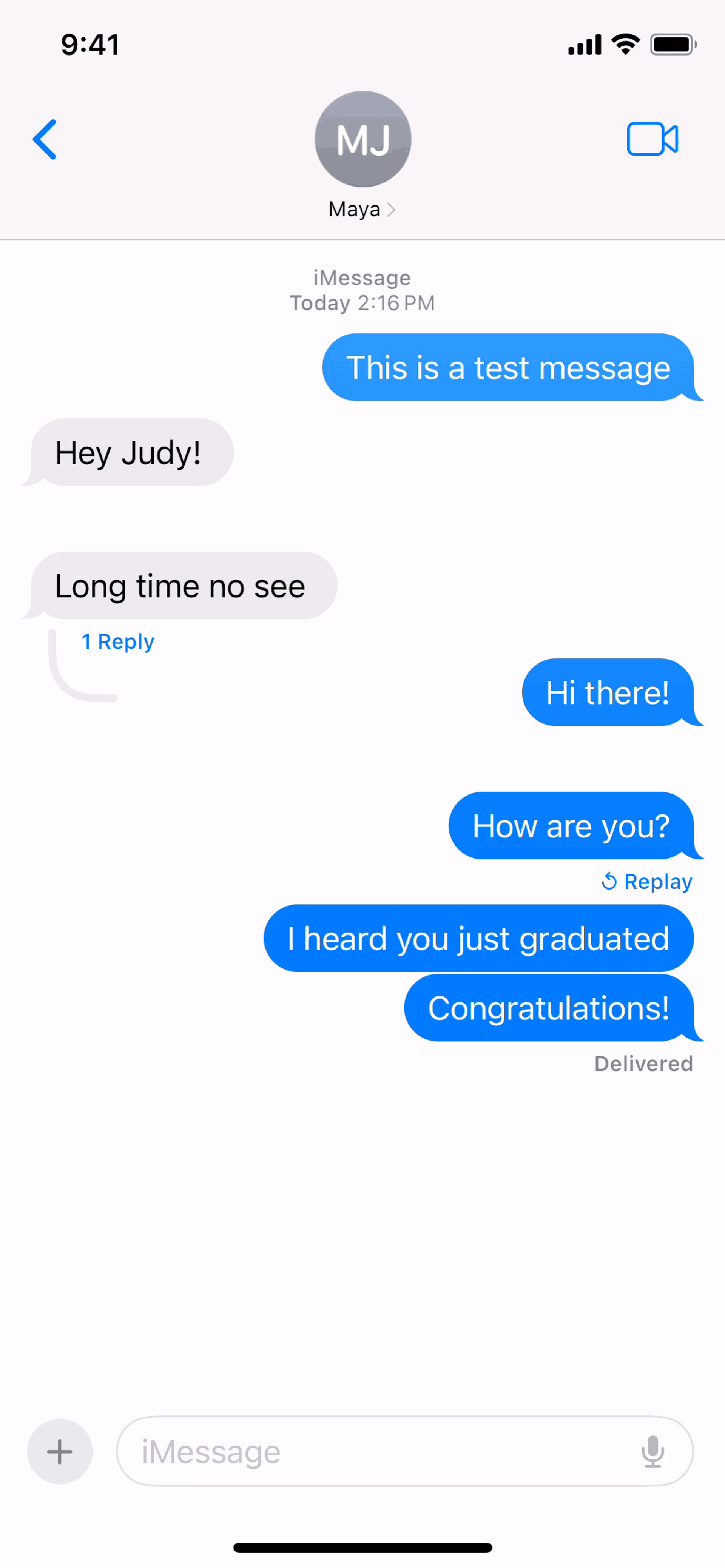 Messages iOS Social Networking interface screenshot 17