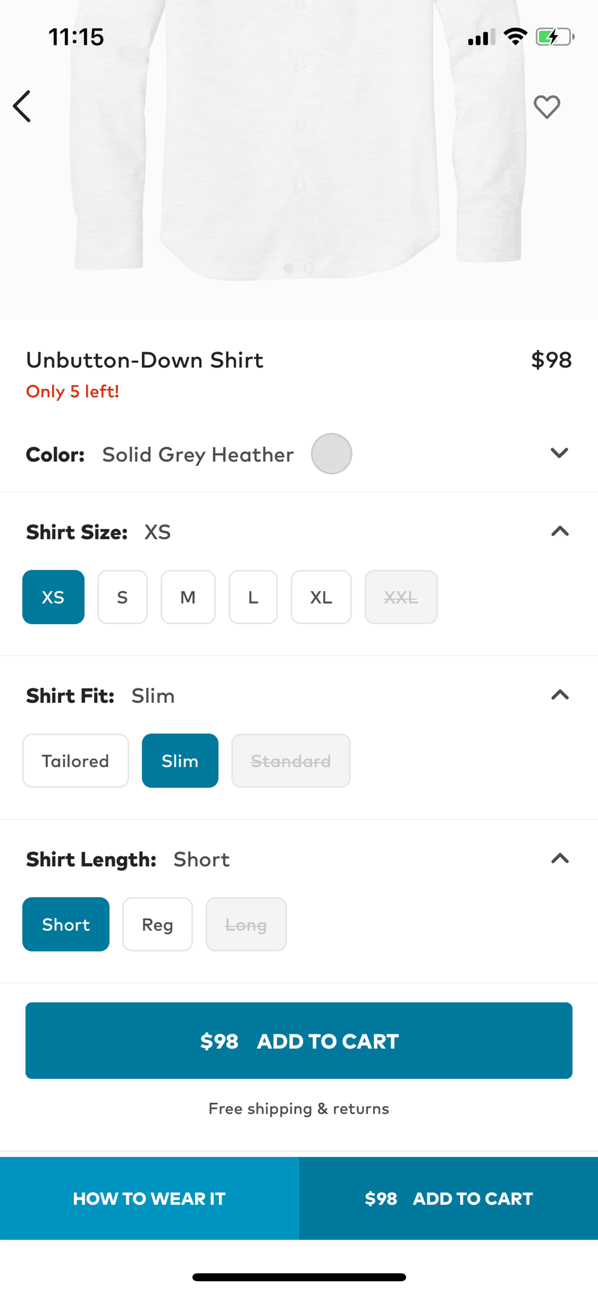 Bonobos iOS Shopping interface screenshot 11
