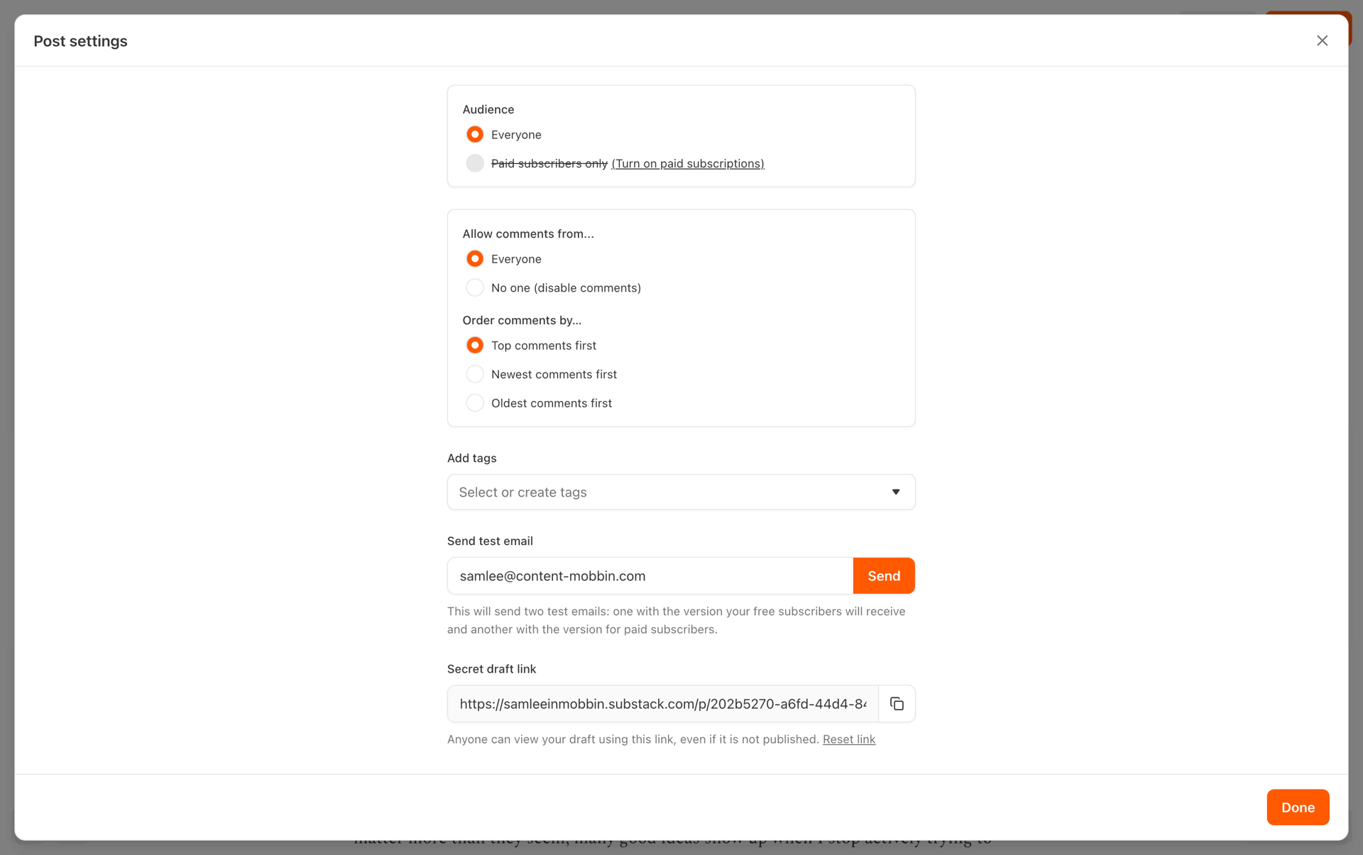 Substack Web News interface screenshot 16