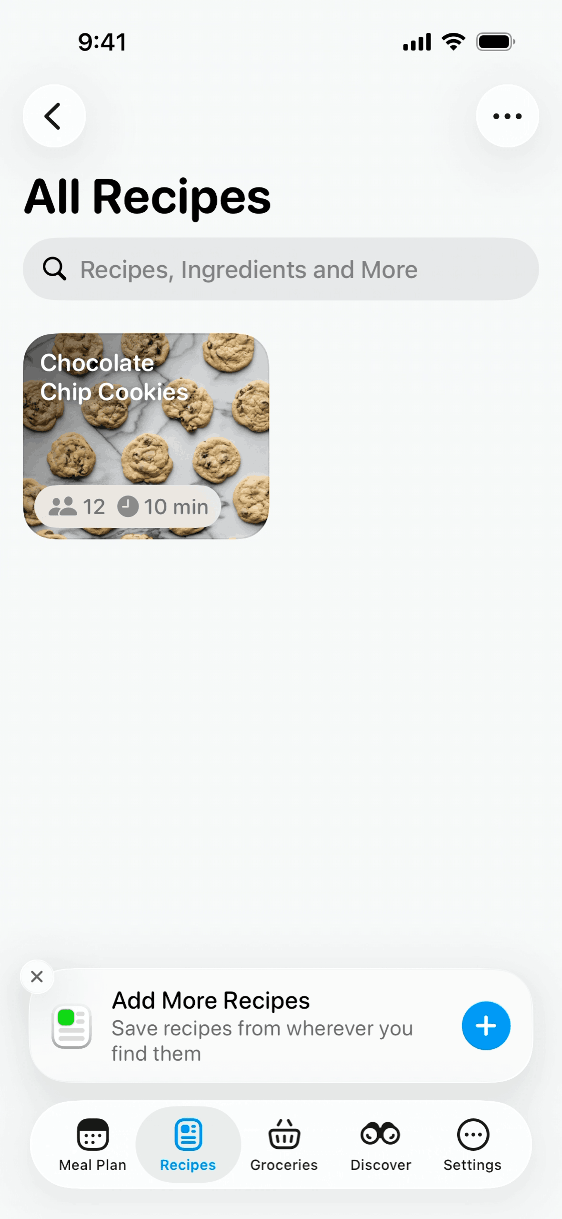 Crouton iOS Food & Drink interface screenshot 3