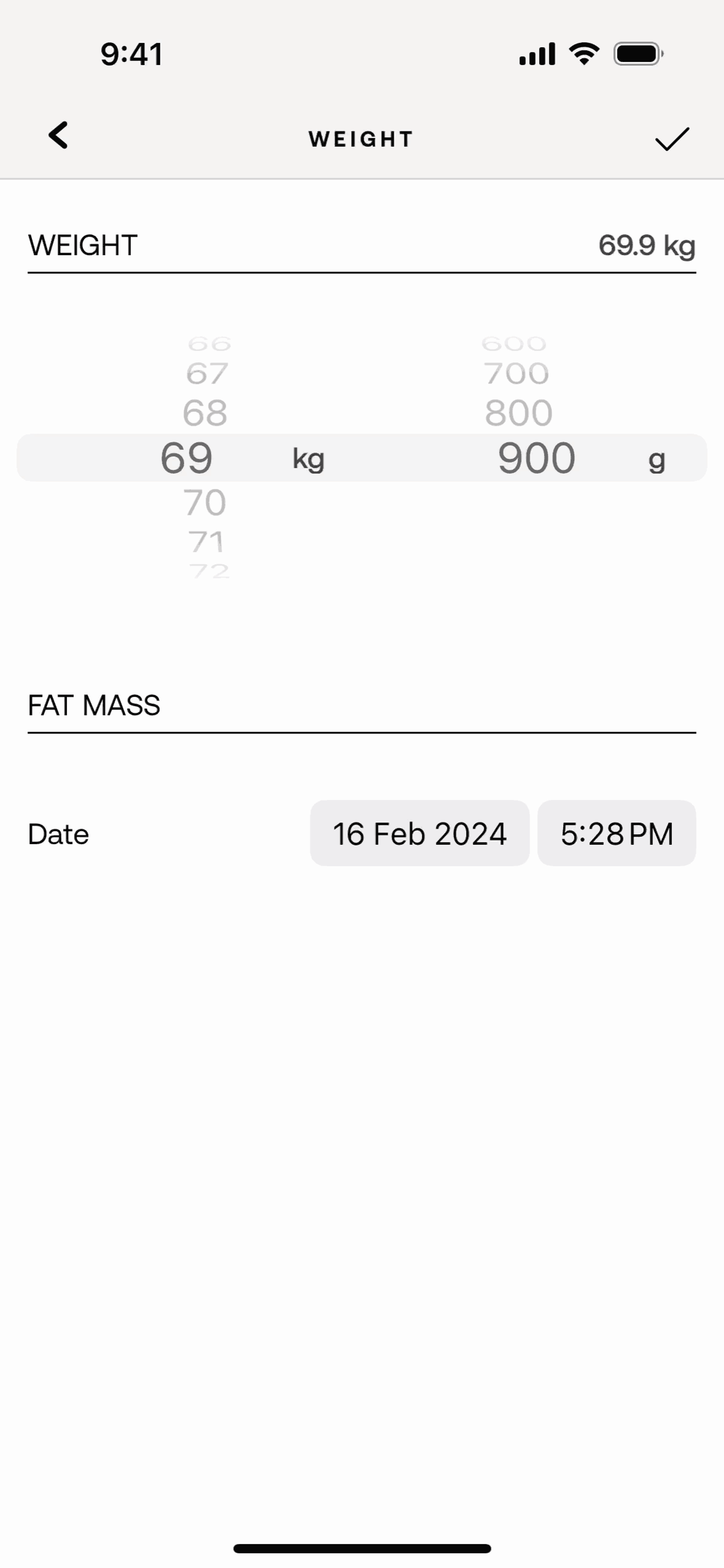 Withings Health Mate iOS Health & Fitness interface screenshot 19