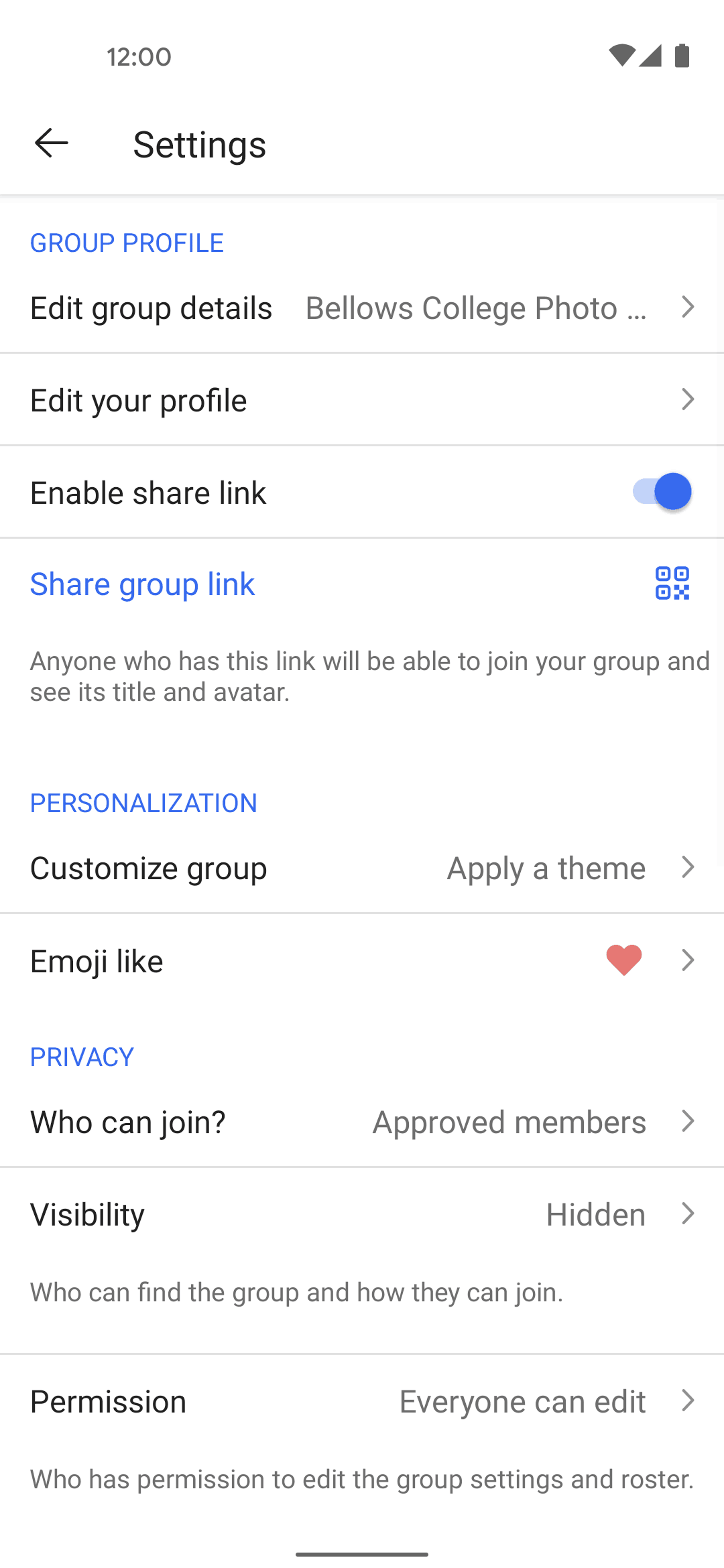 GroupMe Android Social Networking interface screenshot 20