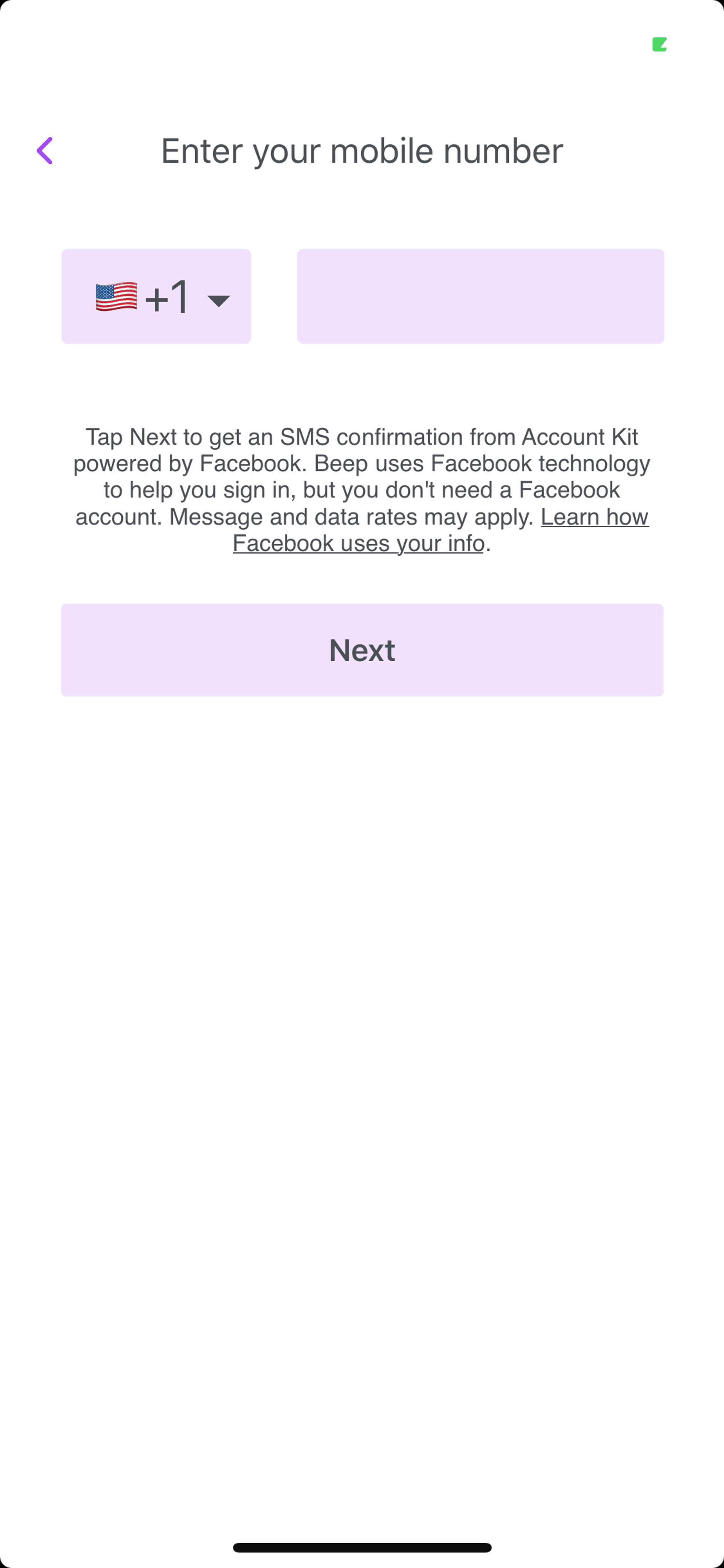 Beep iOS Social Networking interface screenshot 6
