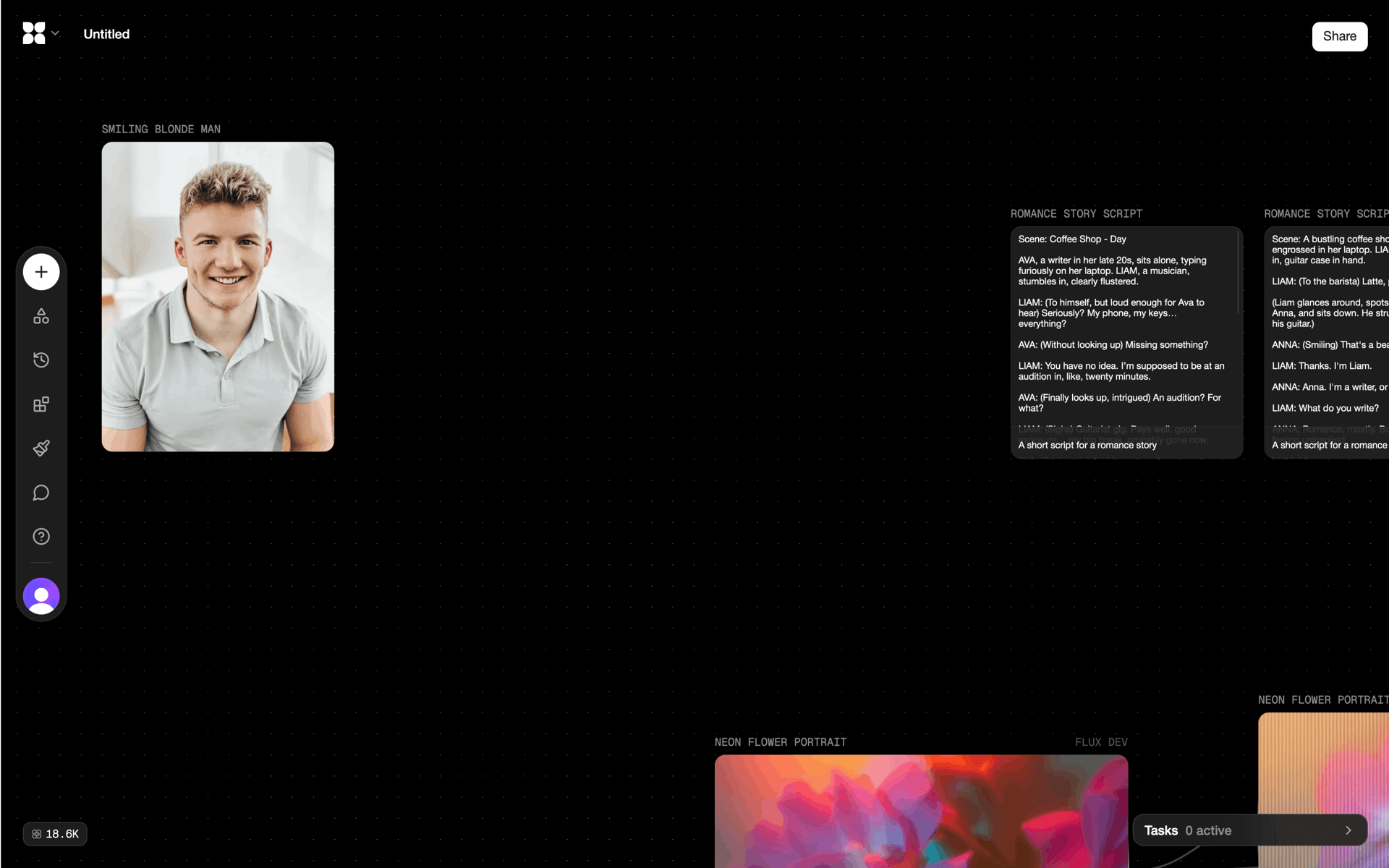 FLORA Web AI interface screenshot 4
